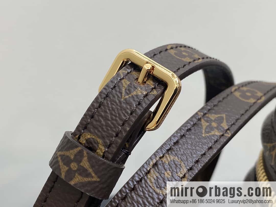 [Boutique‑grade] M13846 leopard print, drum bag, fortune bag VANITY handbag