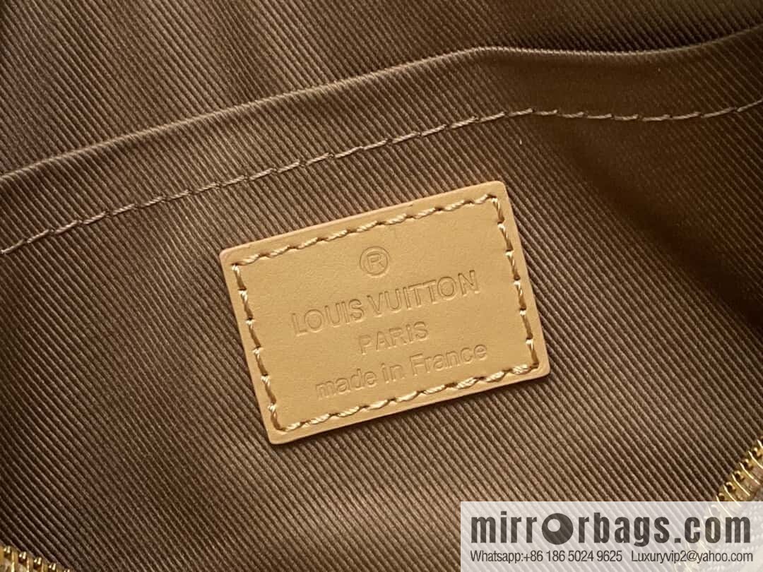 [Boutique‑grade] M12627 presbyopia brown, men's bag pillow bag keepall series, this Keepall Bandoulière 25 handbag