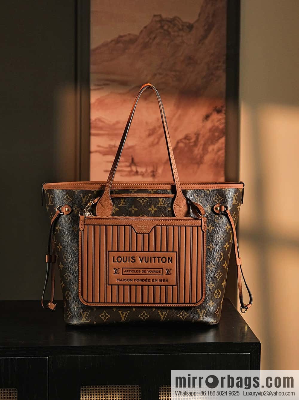 LV ππππππ
πππ chip diamond beating code shopping bag series #M