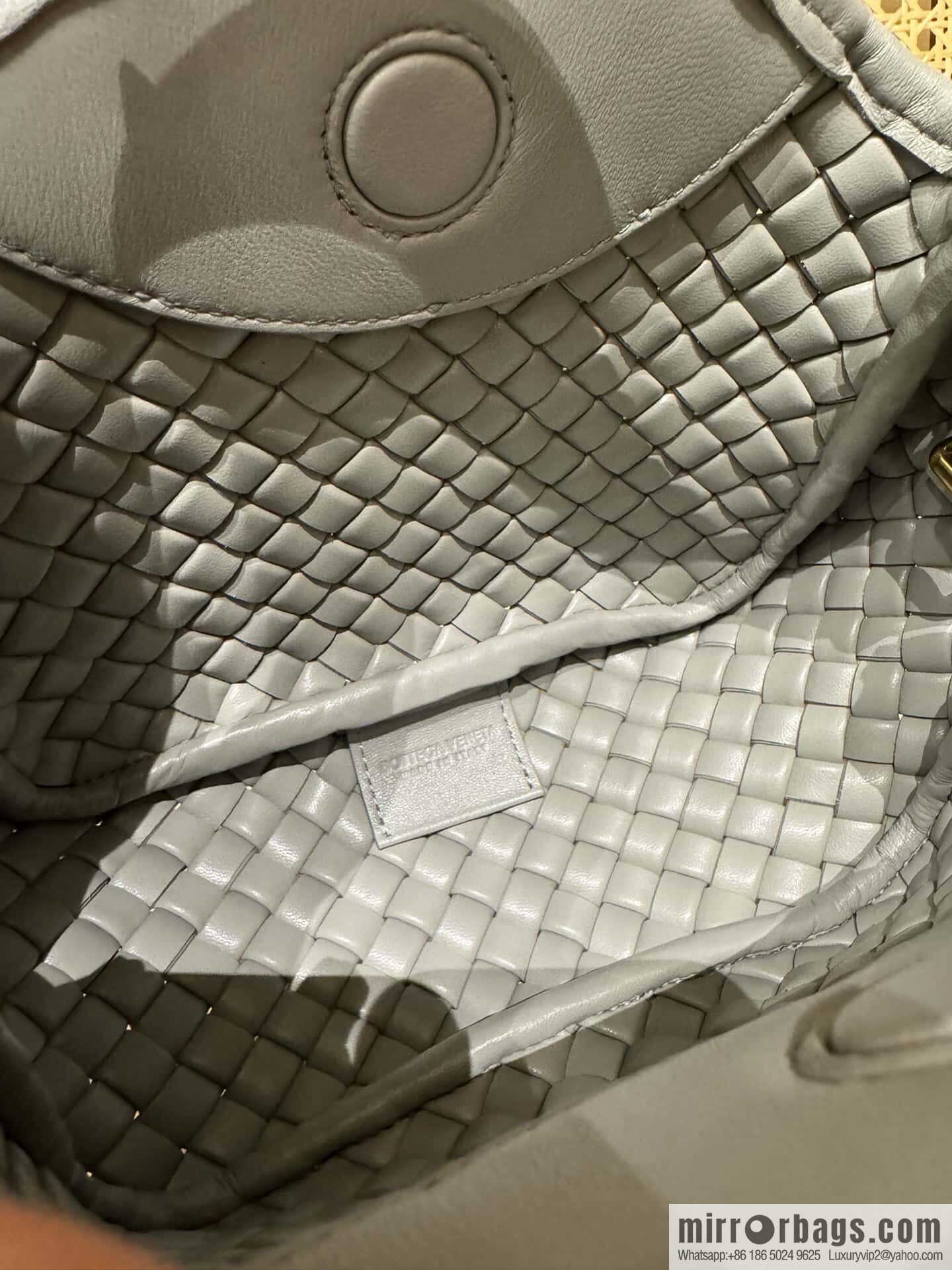BV Small Cobble Handbag 805739 Silver Grey