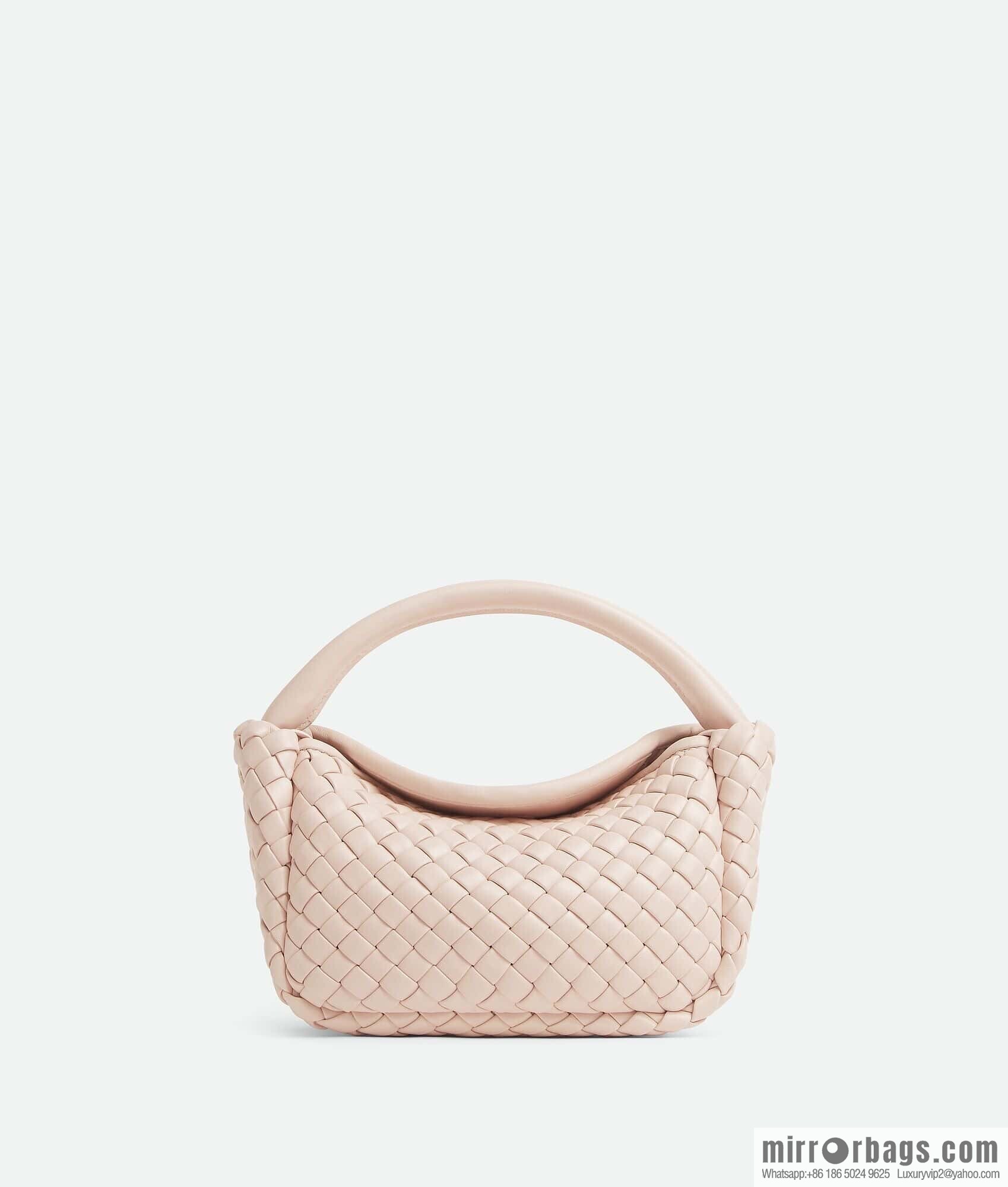 BV Small Cobble Handbag 805739 Embossed Powder