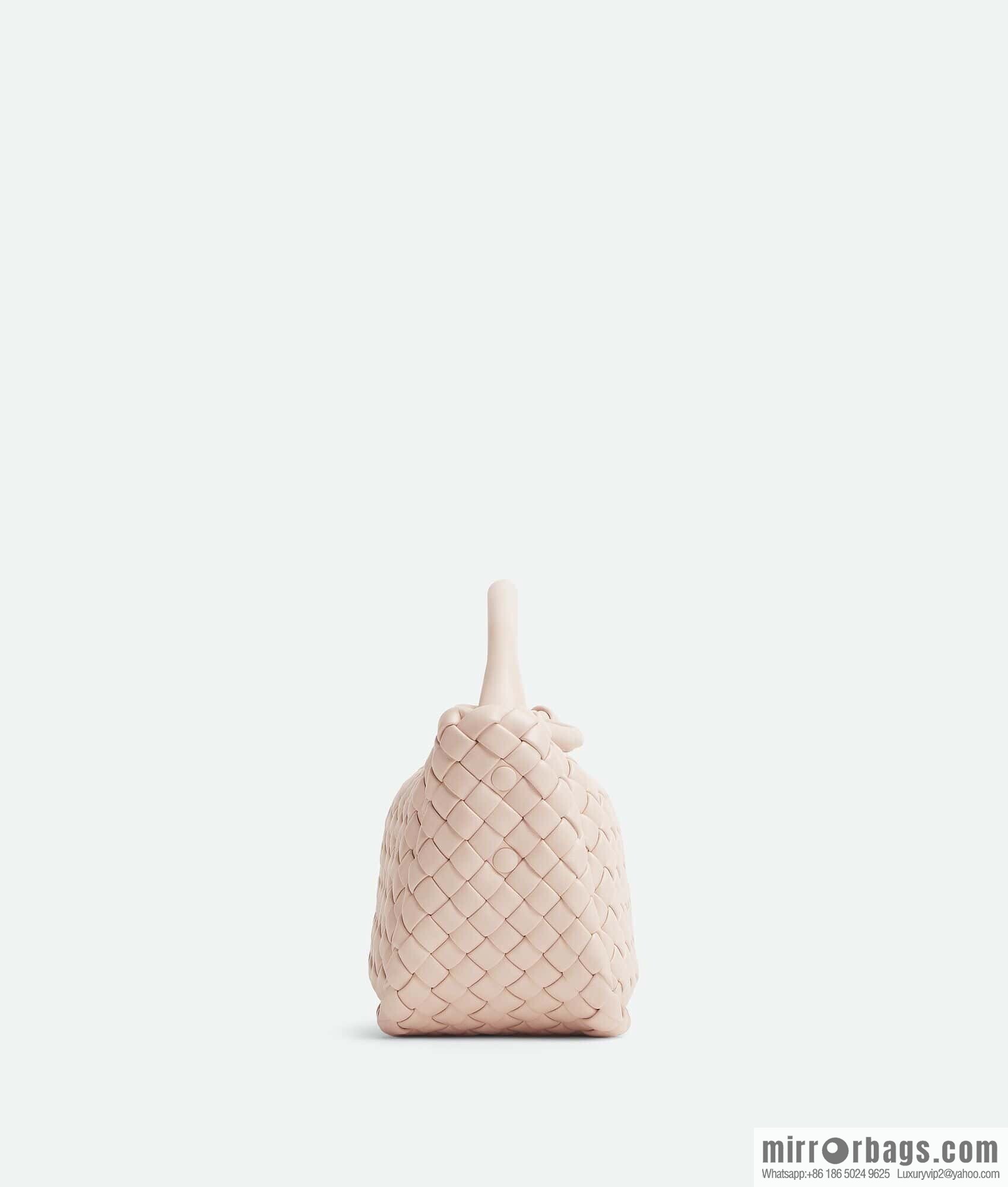 BV Small Cobble Handbag 805739 Embossed Powder