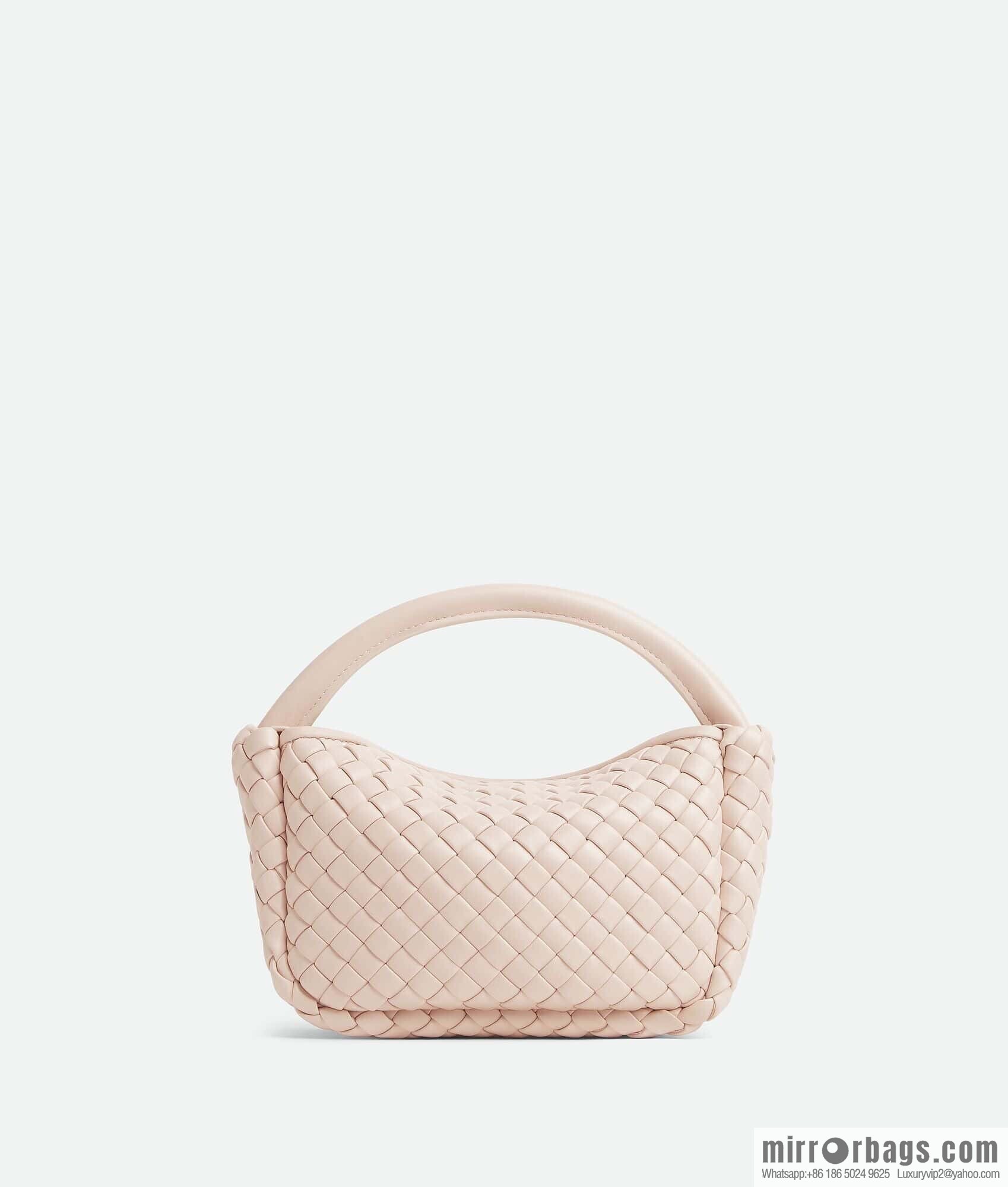 BV Small Cobble Handbag 805739 Embossed Powder