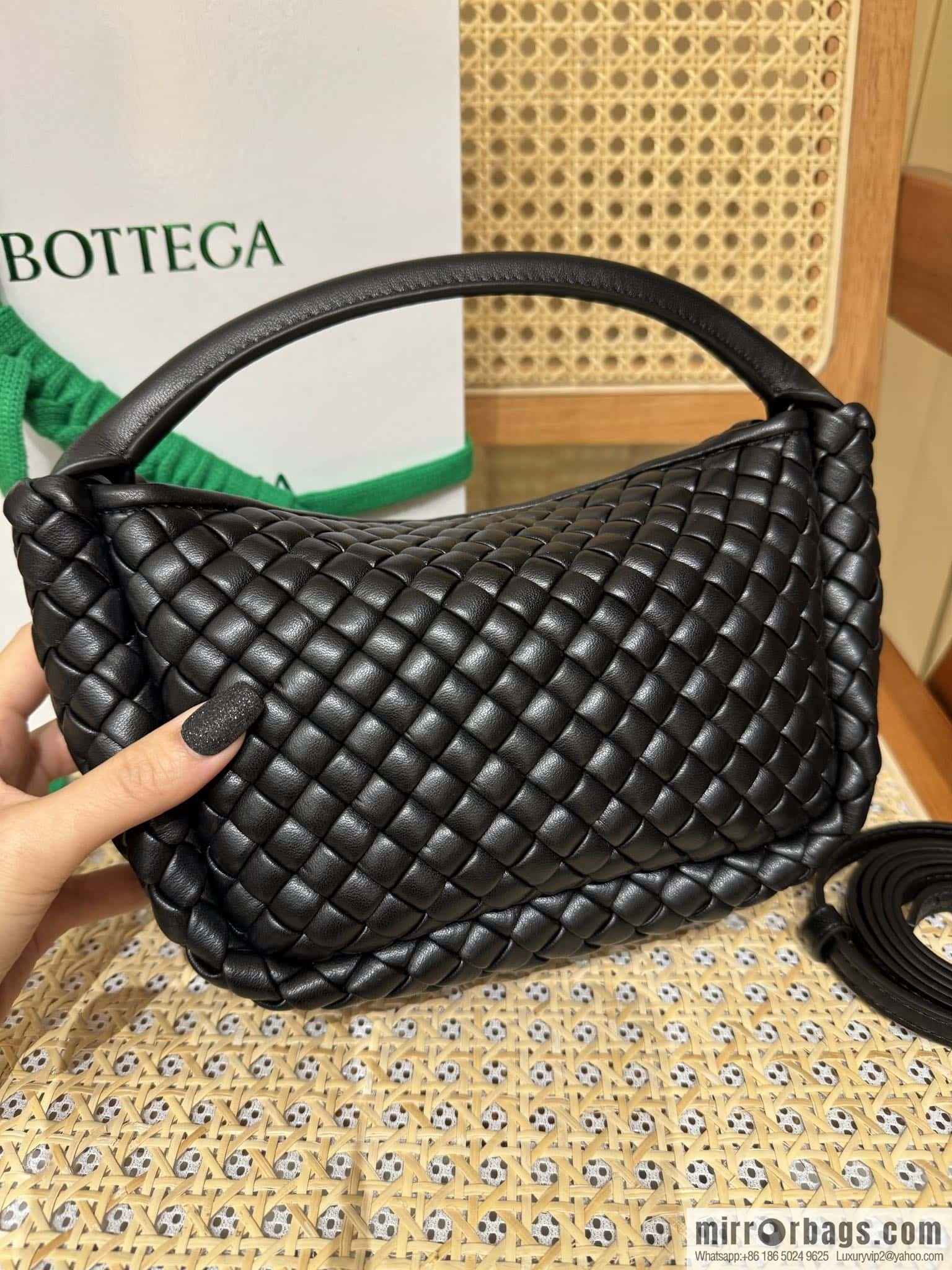 BV Small Cobble Handbag 805739 Black