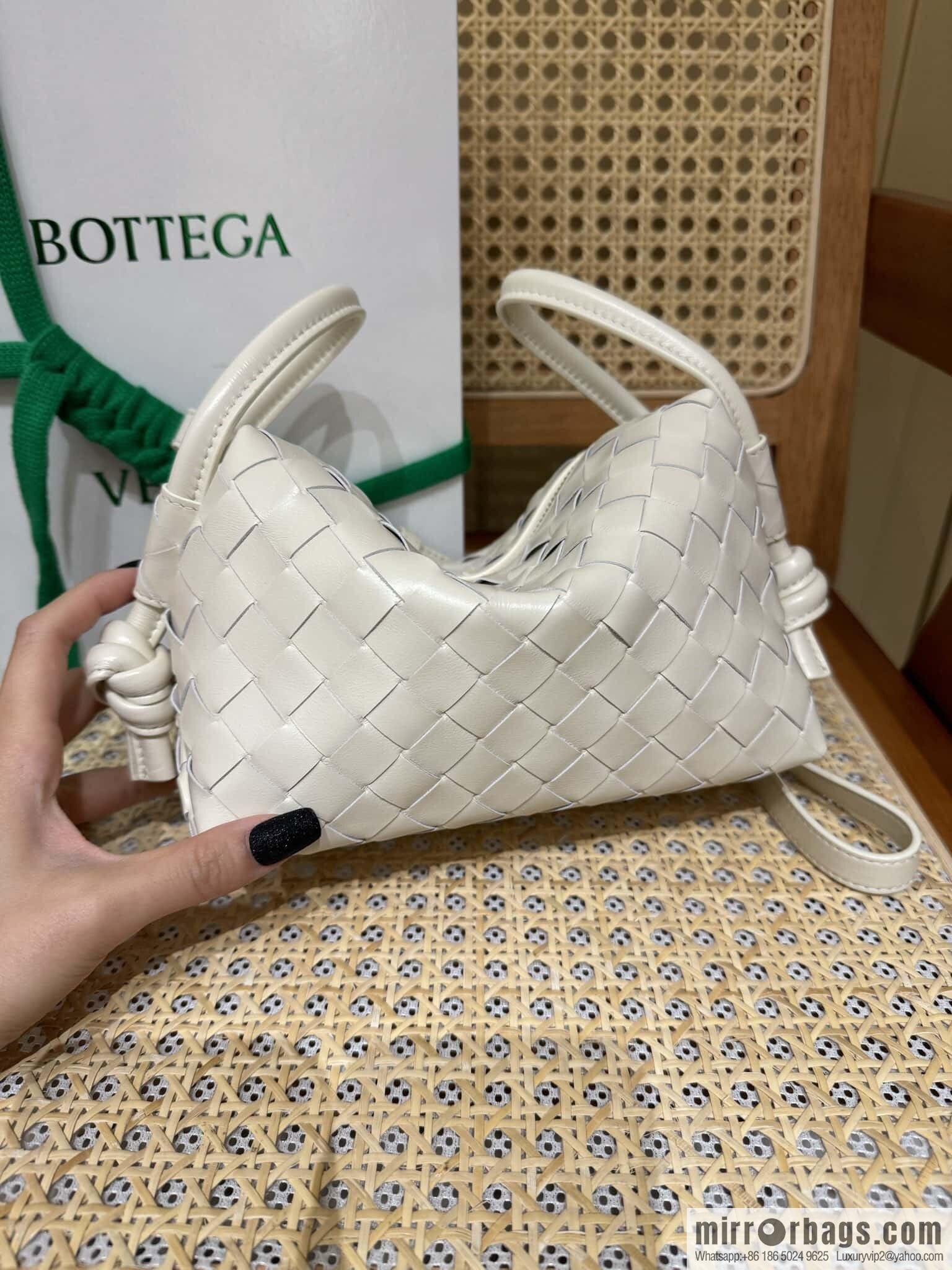BV Loop Handbag 796615 Sea Salt