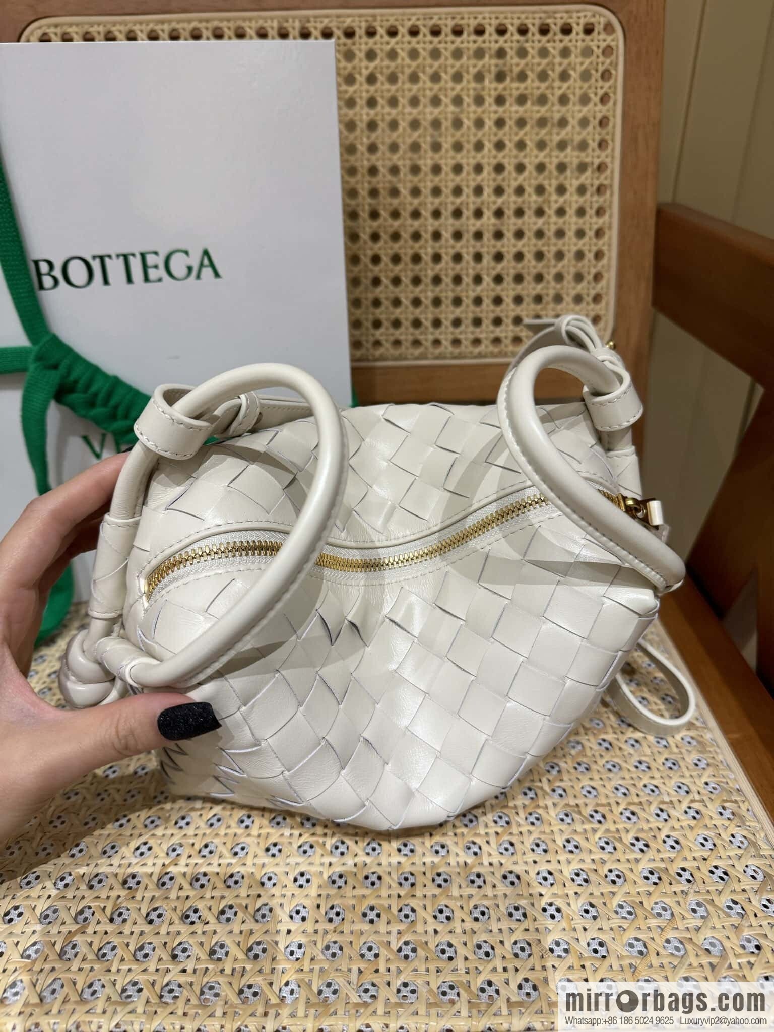 BV Loop Handbag 796615 Sea Salt