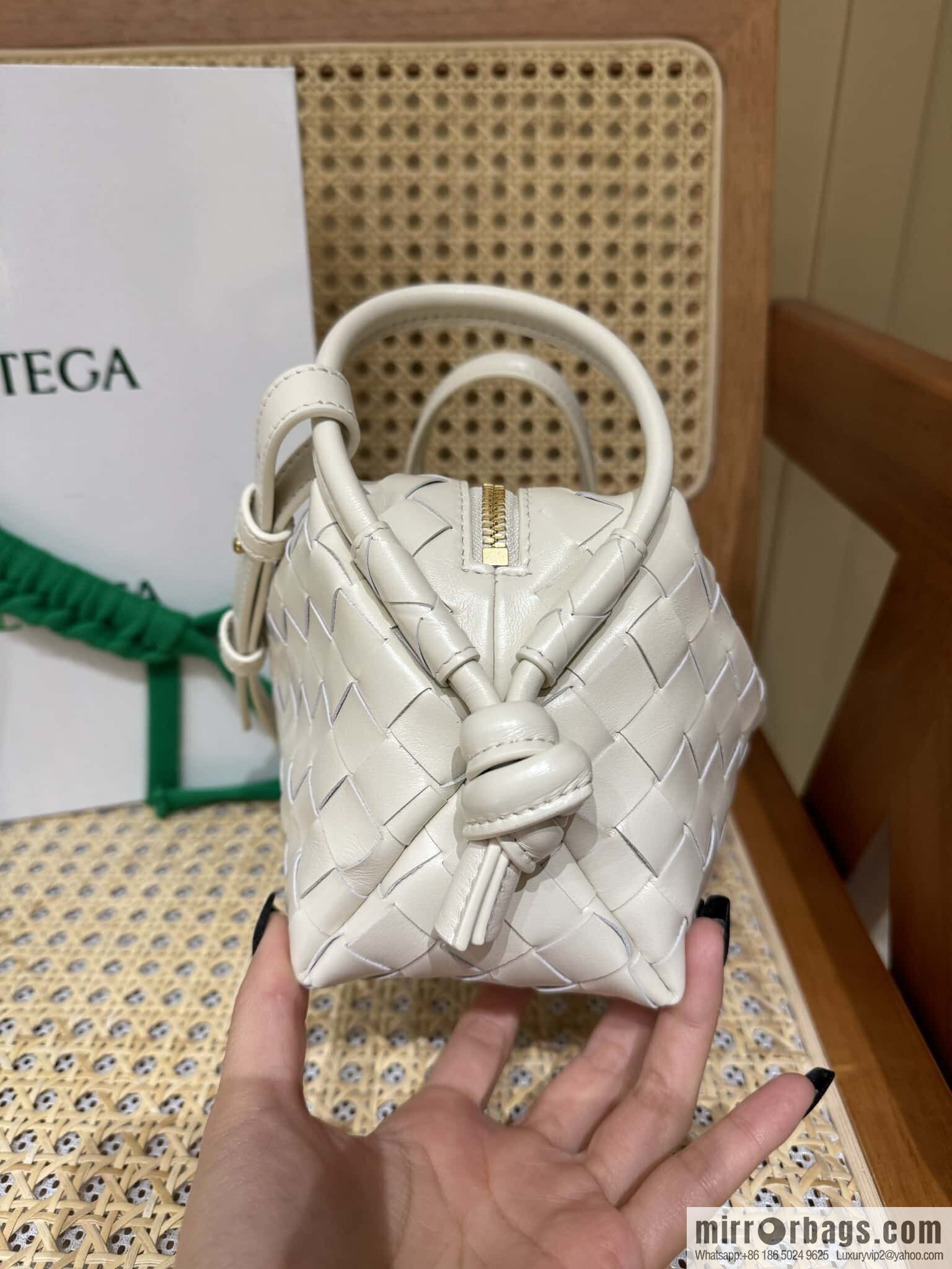 BV Loop Handbag 796615 Sea Salt