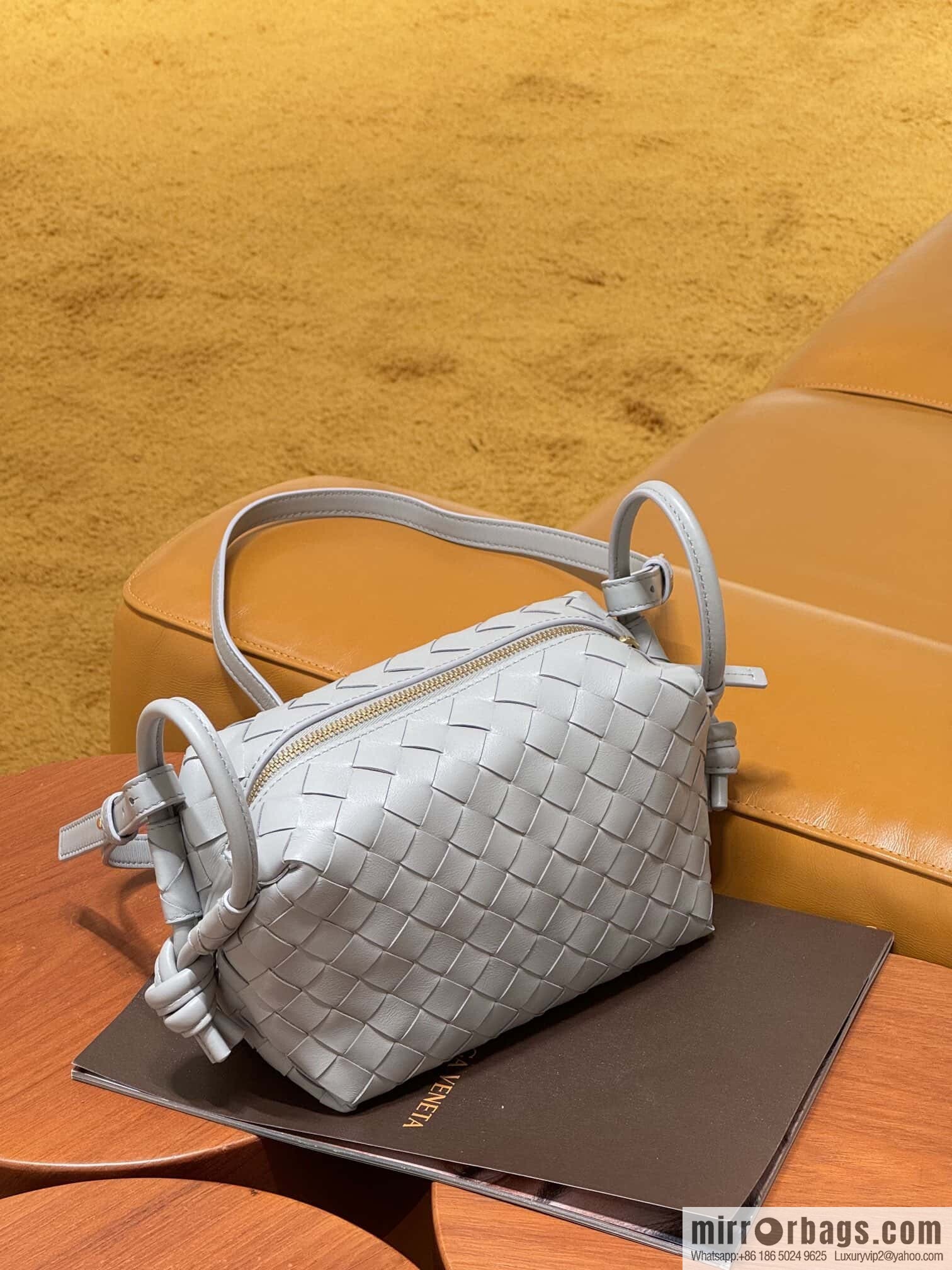 BV Loop Handbag 796615 Silver Grey