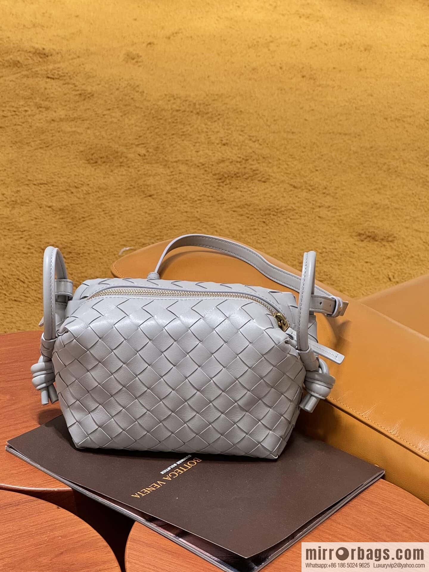 BV Loop Handbag 796615 Silver Grey