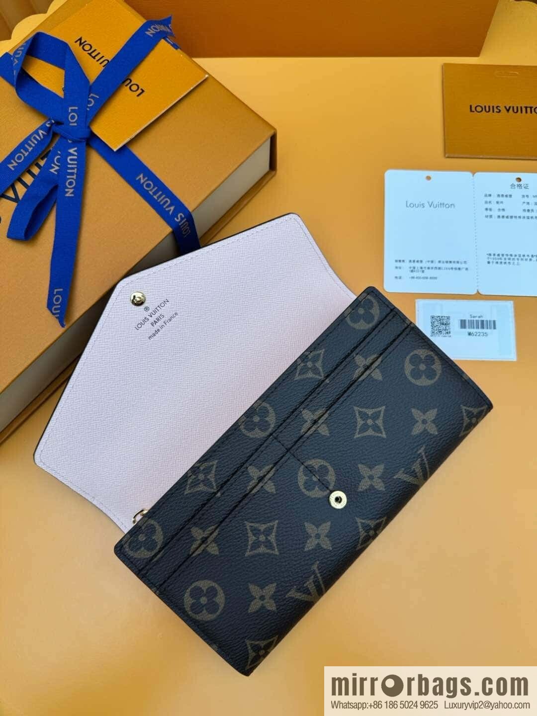 LV M62235 Sarah Wallet [Official Full Chip Version]