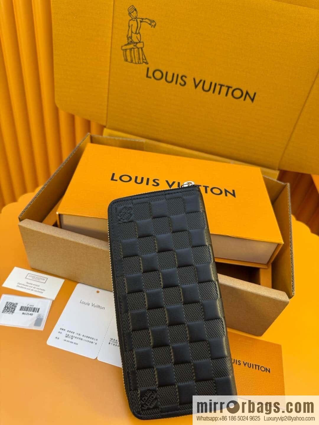 LV N63548 Vertical Wallet [Official Full Chip Version]