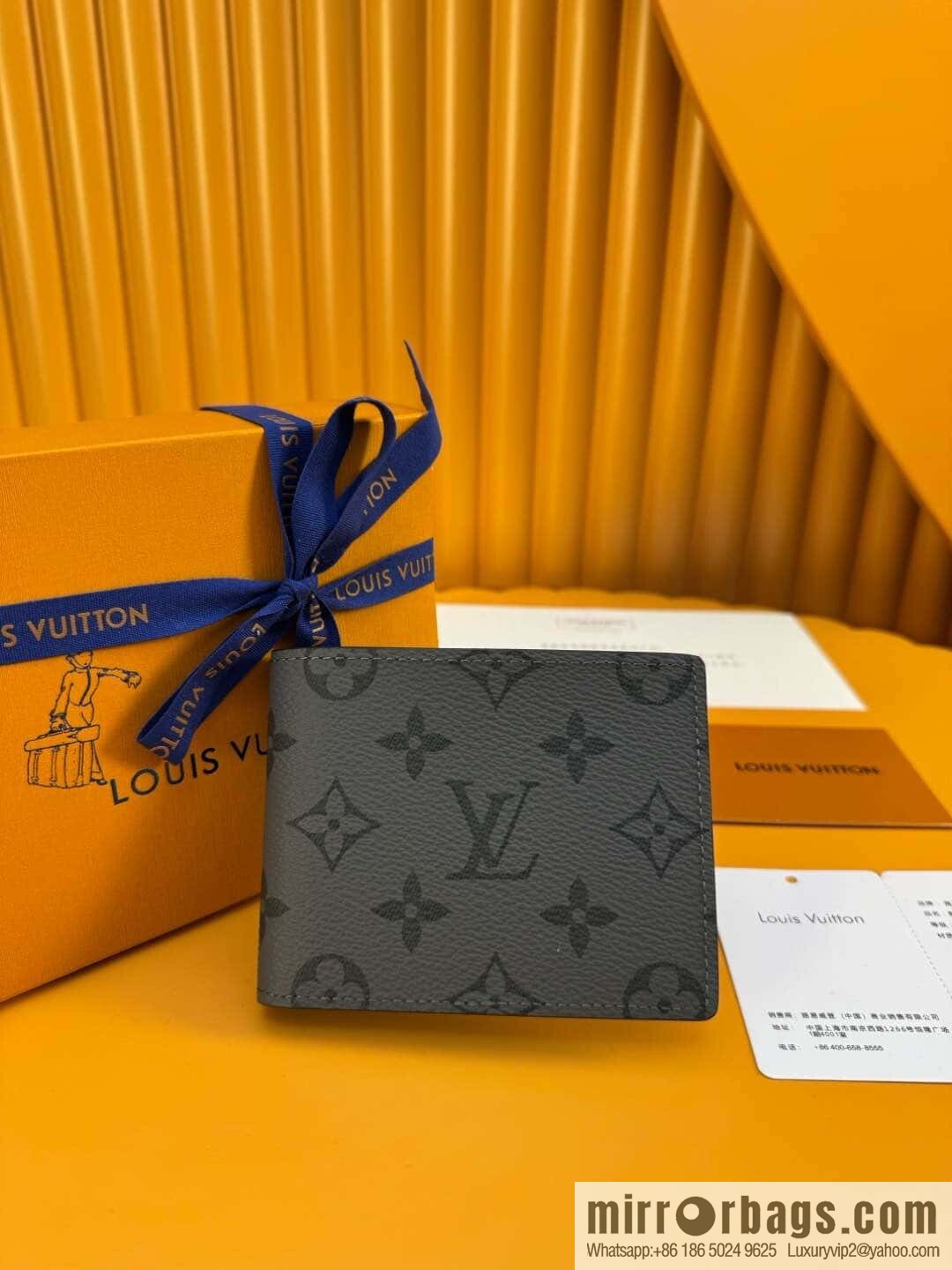 LV M80906 Slender Wallet [Official Chip Edition]