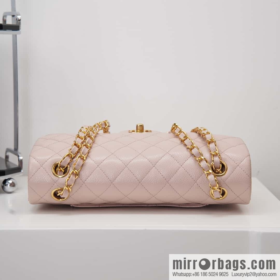 CHANEL 𝐂𝐥𝐚𝐬𝐬𝐢𝐜 𝐅𝐥𝐚𝐩 Medium Classic Cover Bag, Sakura Powder 🌸 A01112