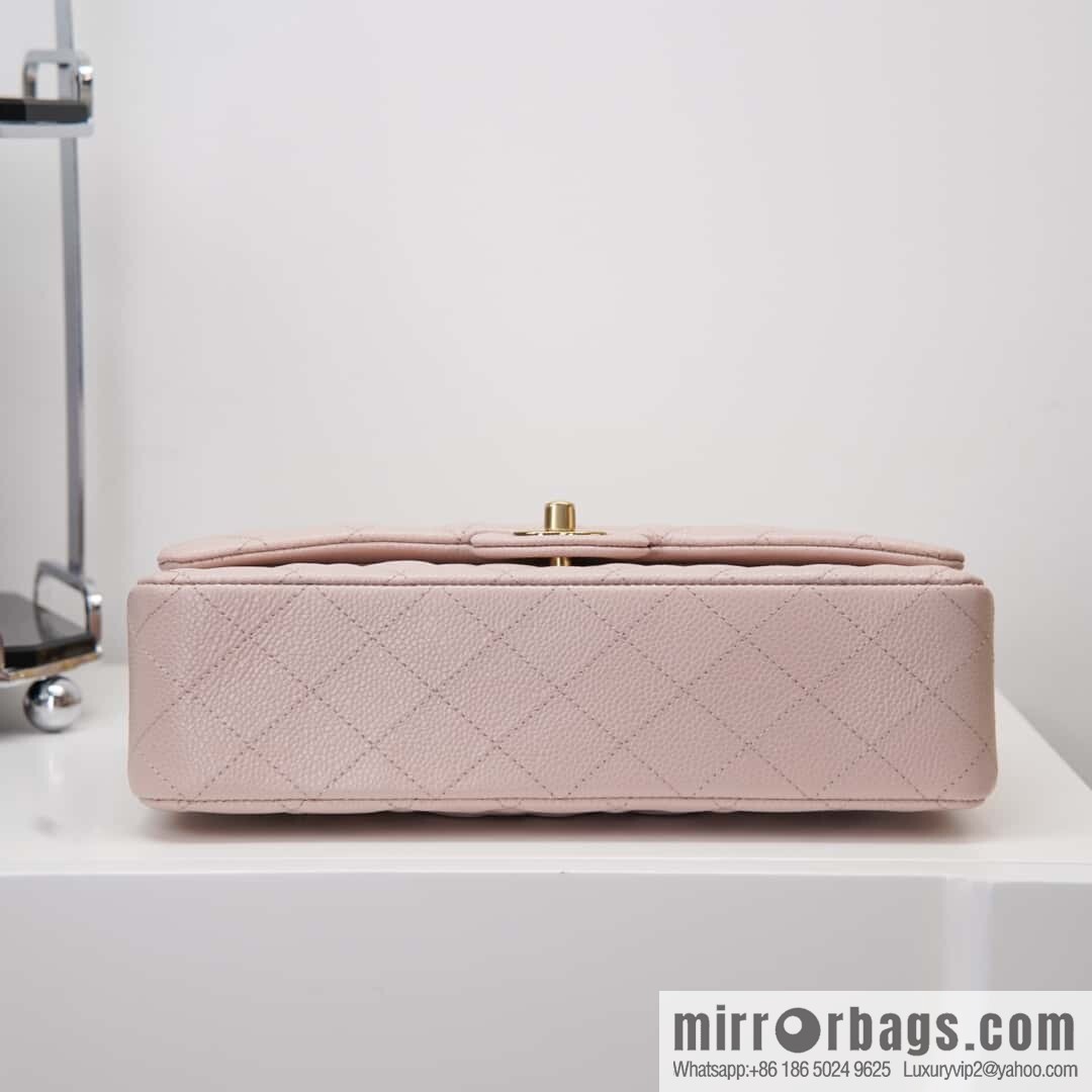 CHANEL 𝐂𝐥𝐚𝐬𝐬𝐢𝐜 𝐅𝐥𝐚𝐩 Medium Classic Cover Bag, Sakura Powder 🌸 A01112