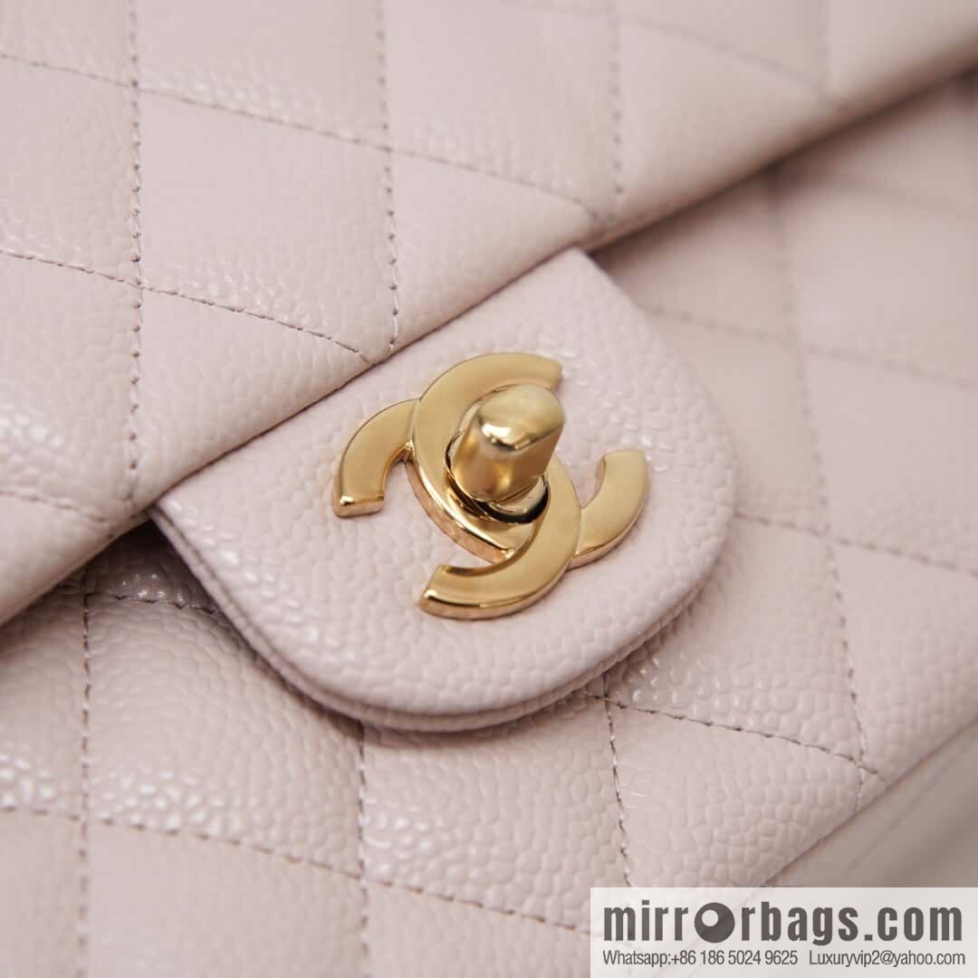 CHANEL 𝐂𝐥𝐚𝐬𝐬𝐢𝐜 𝐅𝐥𝐚𝐩 Medium Classic Cover Bag, Sakura Powder 🌸 A01112