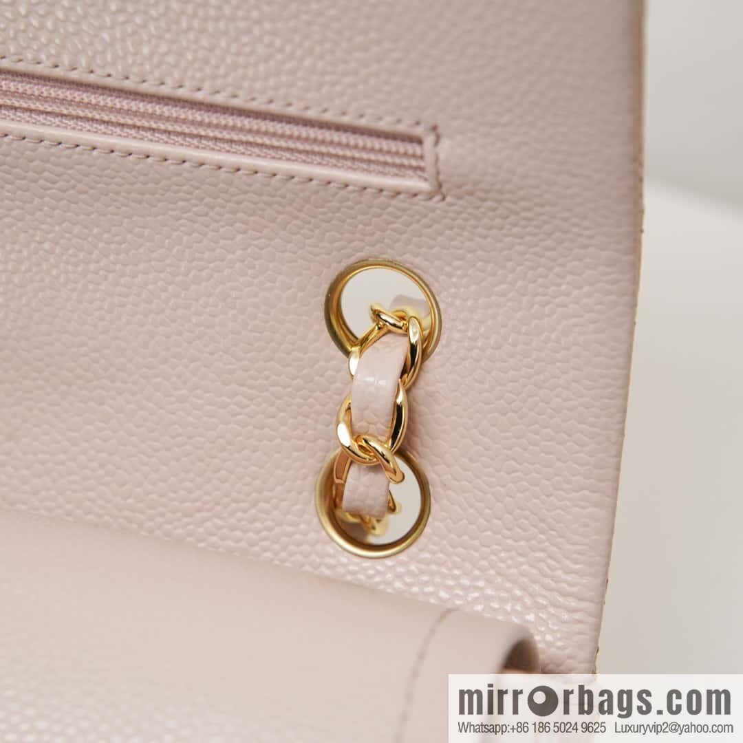 CHANEL 𝐂𝐥𝐚𝐬𝐬𝐢𝐜 𝐅𝐥𝐚𝐩 Medium Classic Cover Bag, Sakura Powder 🌸 A01112