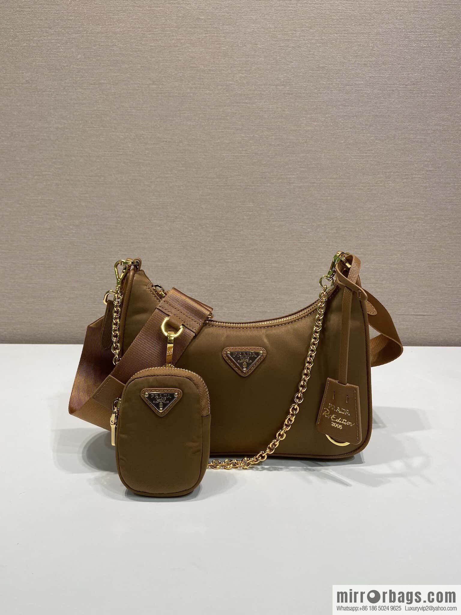 PRADA 🎉 explosion gold hardware 🎉🎉 new color 1BH204 gold hardware