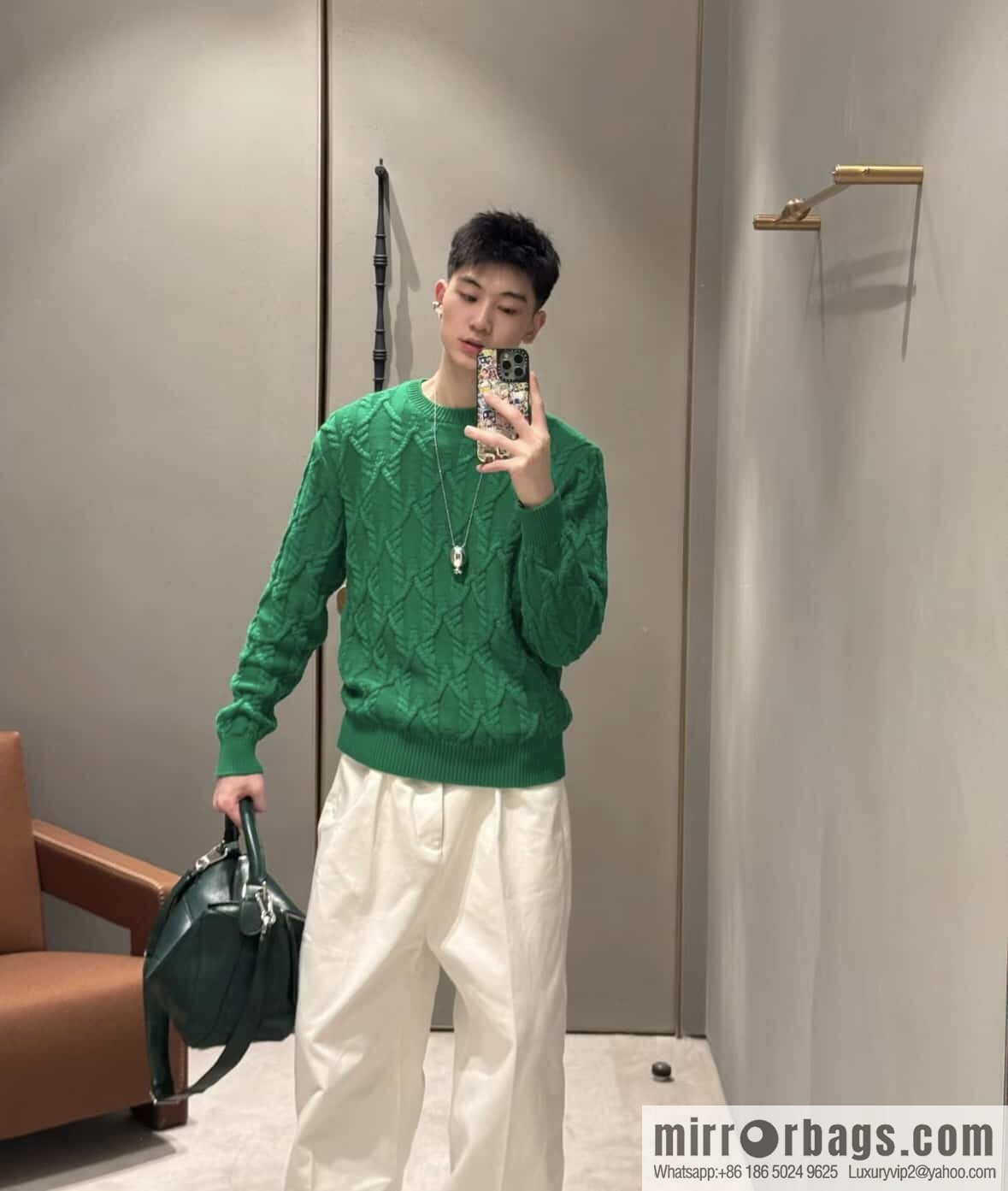 LOEWE new deerskin evergreen green 🌲 puzzle 0158