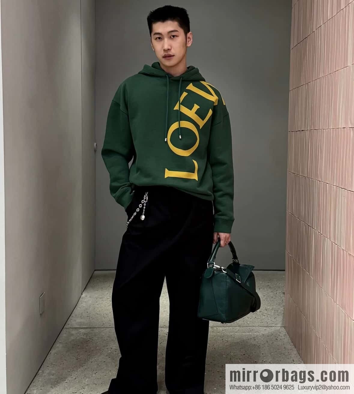 LOEWE new deerskin evergreen green 🌲 puzzle 0158