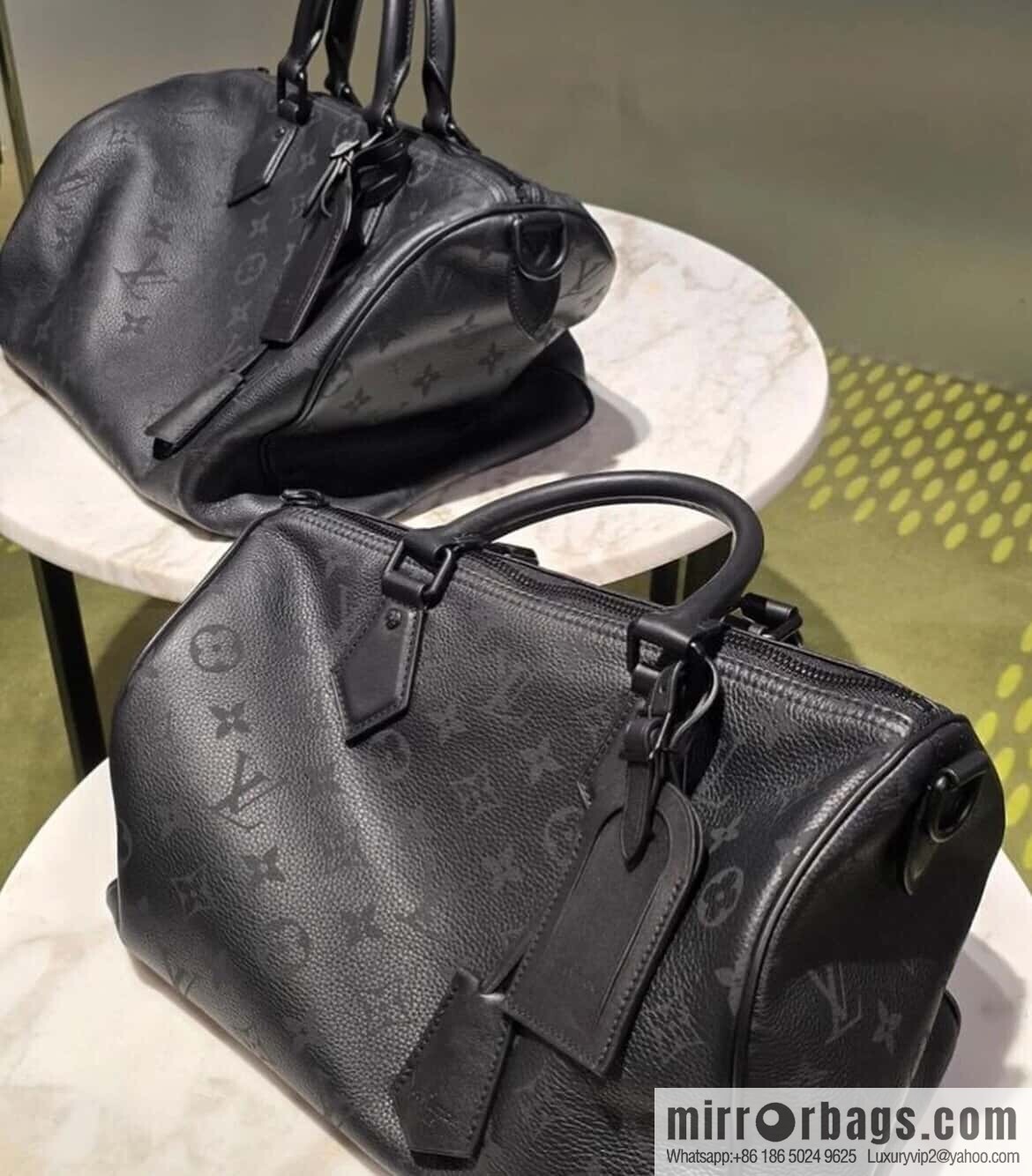 [Boutique‑grade] M21108 black full leather, pillow bag speedy series SPEEDY P9 BANDOULIZRE30 handbag