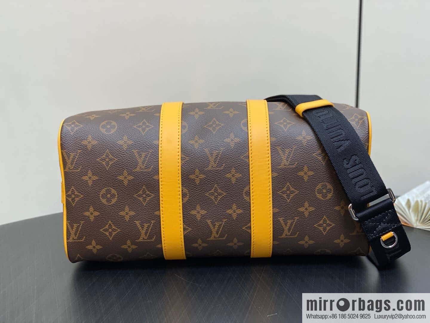 [Boutique‑grade] M13201 presbyopia yellow, travel bag series KEEPALL BANDOULIZRE 35 handbag