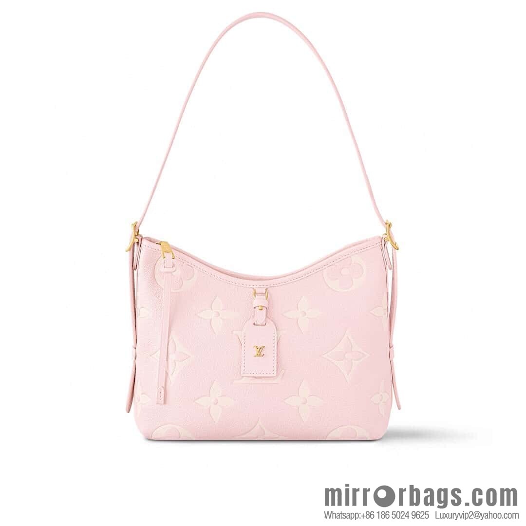 [Boutique‑grade] M12409 milkshake powder, full leather shopping bag series CarryAll small handbag M46288