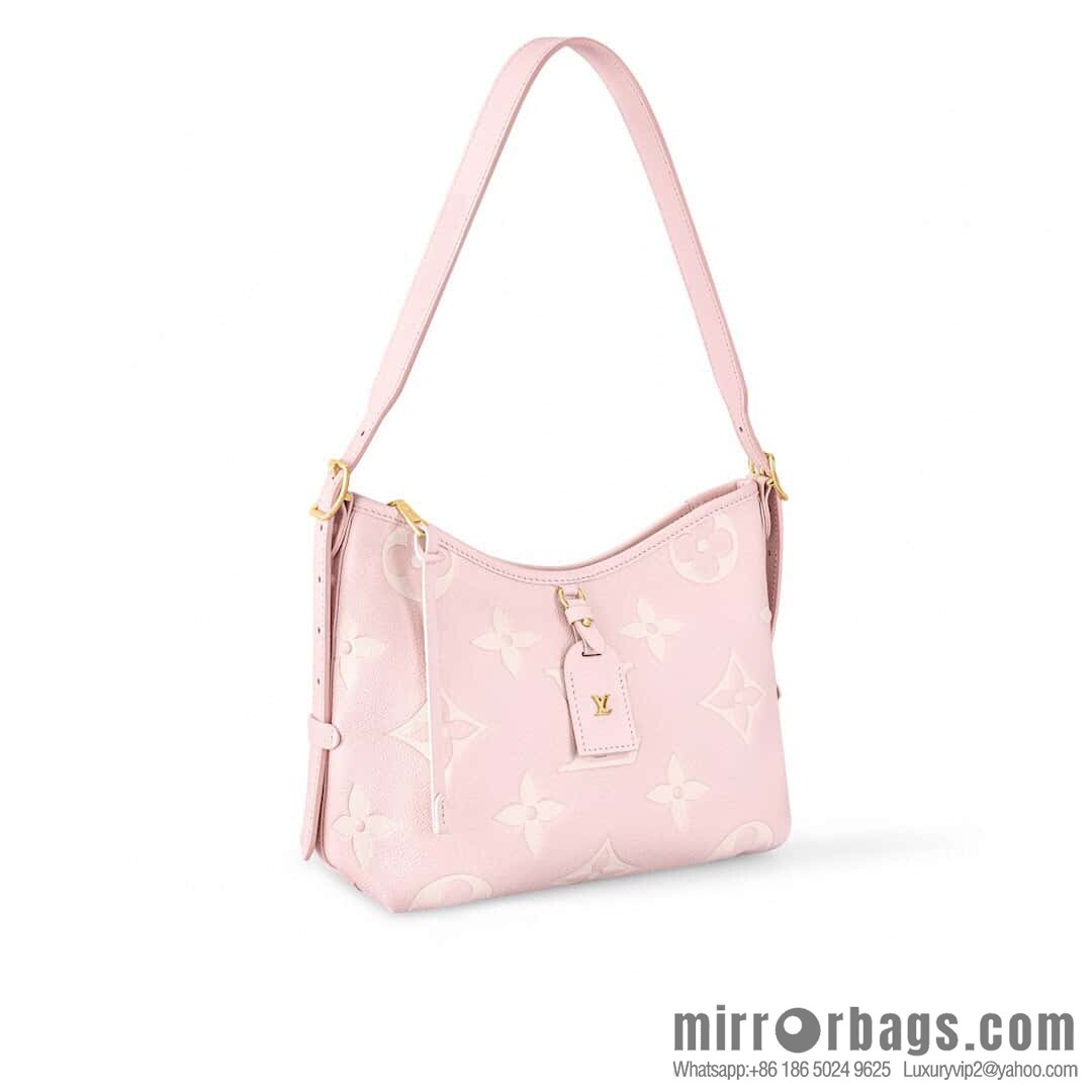 [Boutique‑grade] M12409 milkshake powder, full leather shopping bag series CarryAll small handbag M46288