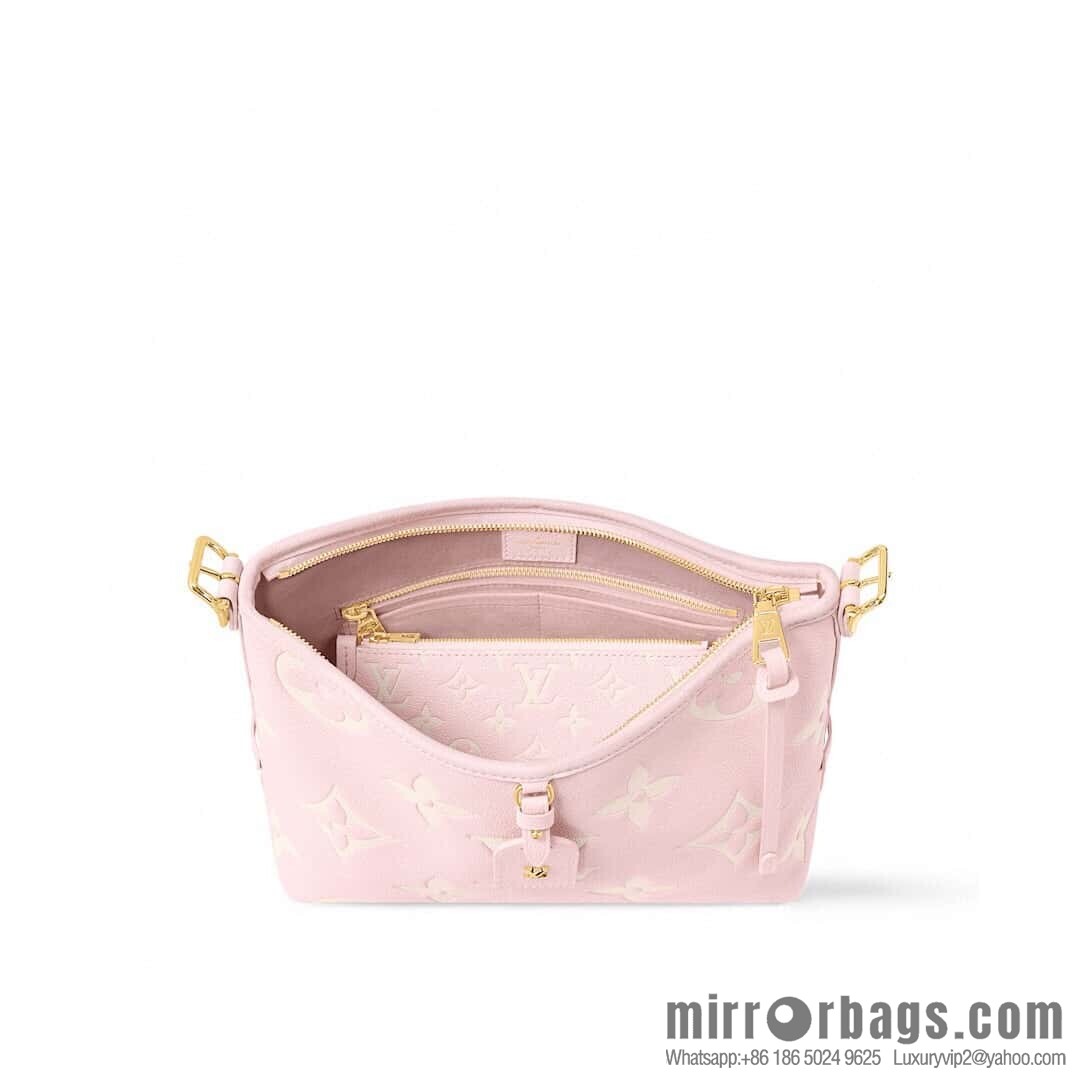 [Boutique‑grade] M12409 milkshake powder, full leather shopping bag series CarryAll small handbag M46288