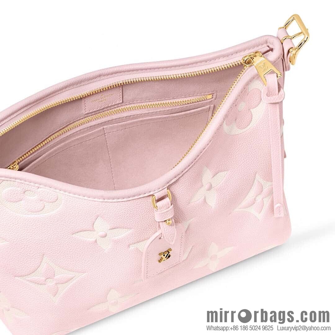 [Boutique‑grade] M12409 milkshake powder, full leather shopping bag series CarryAll small handbag M46288