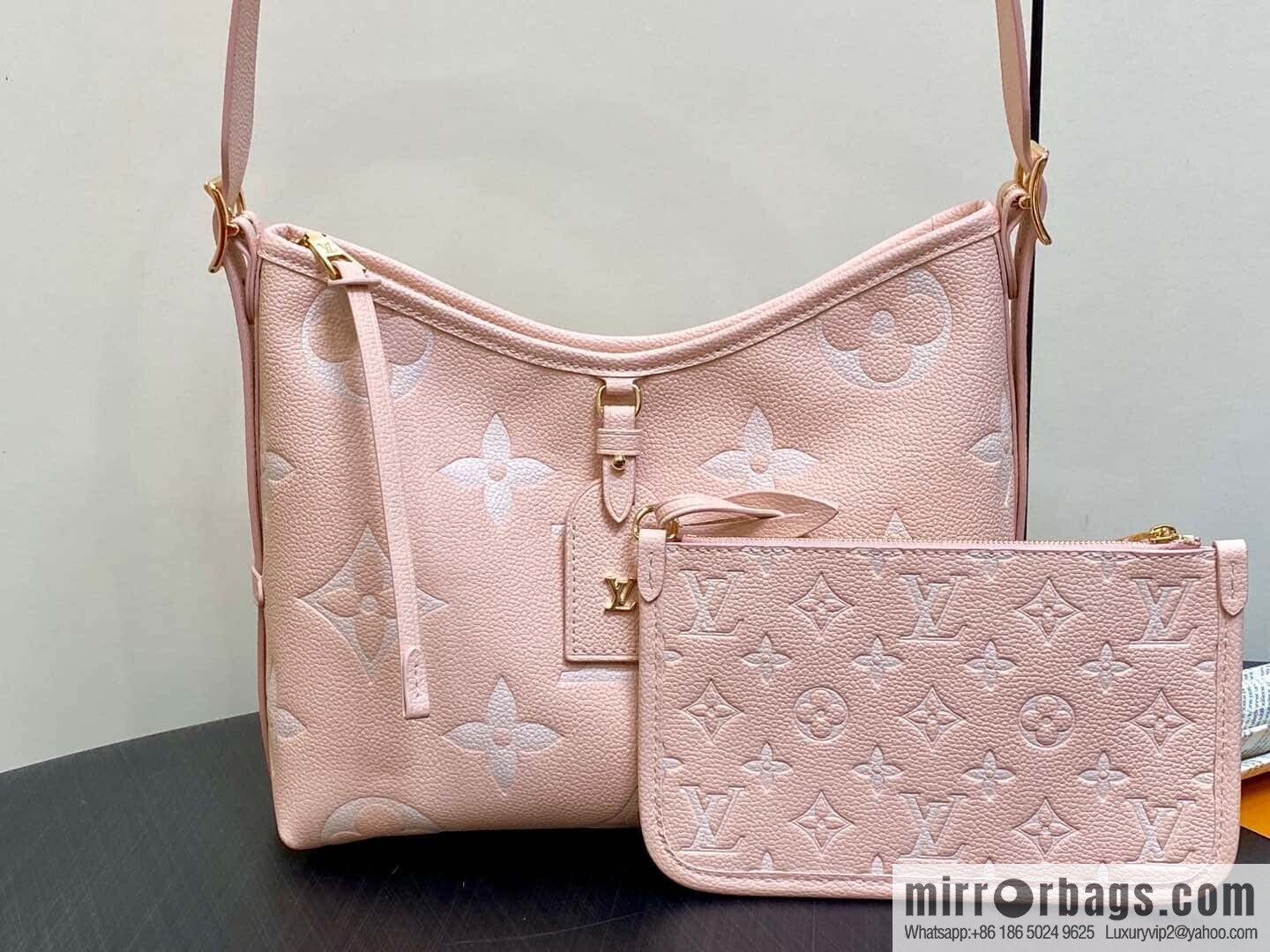[Boutique‑grade] M12409 milkshake powder, full leather shopping bag series CarryAll small handbag M46288