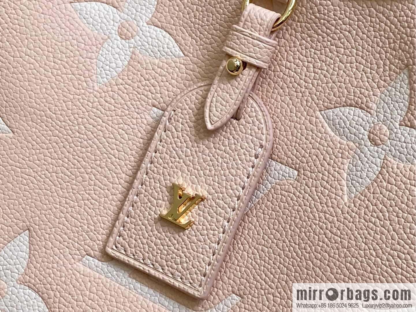 [Boutique‑grade] M12409 milkshake powder, full leather shopping bag series CarryAll small handbag M46288