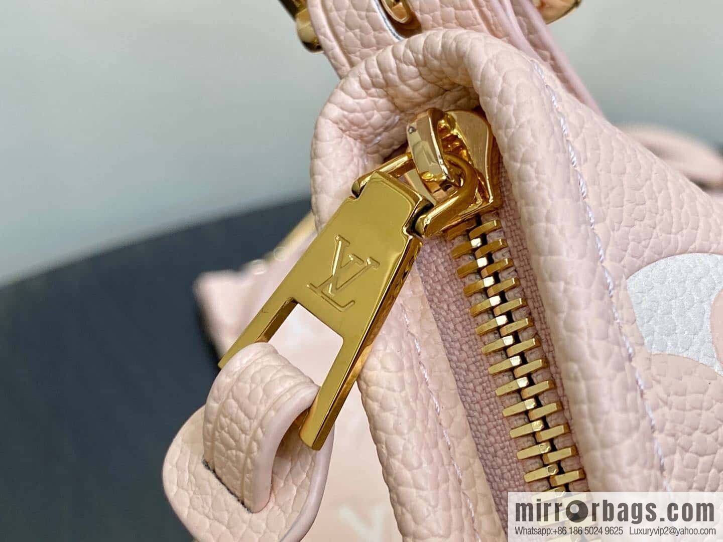 [Boutique‑grade] M12409 milkshake powder, full leather shopping bag series CarryAll small handbag M46288