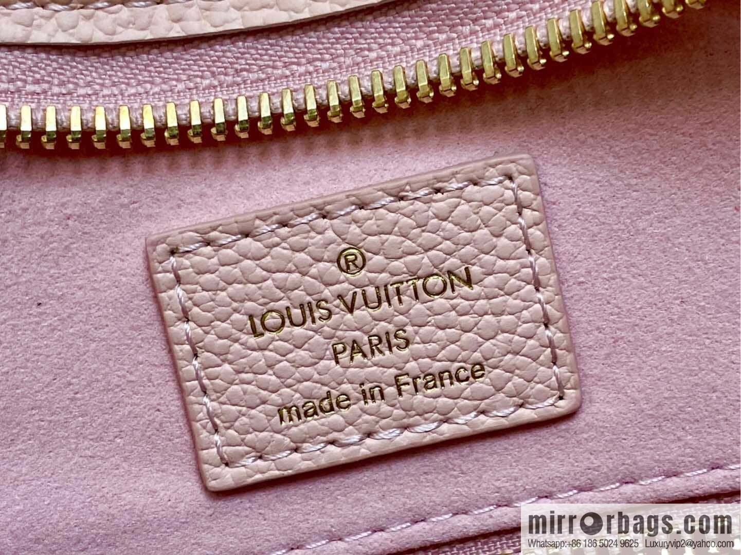 [Boutique‑grade] M12409 milkshake powder, full leather shopping bag series CarryAll small handbag M46288