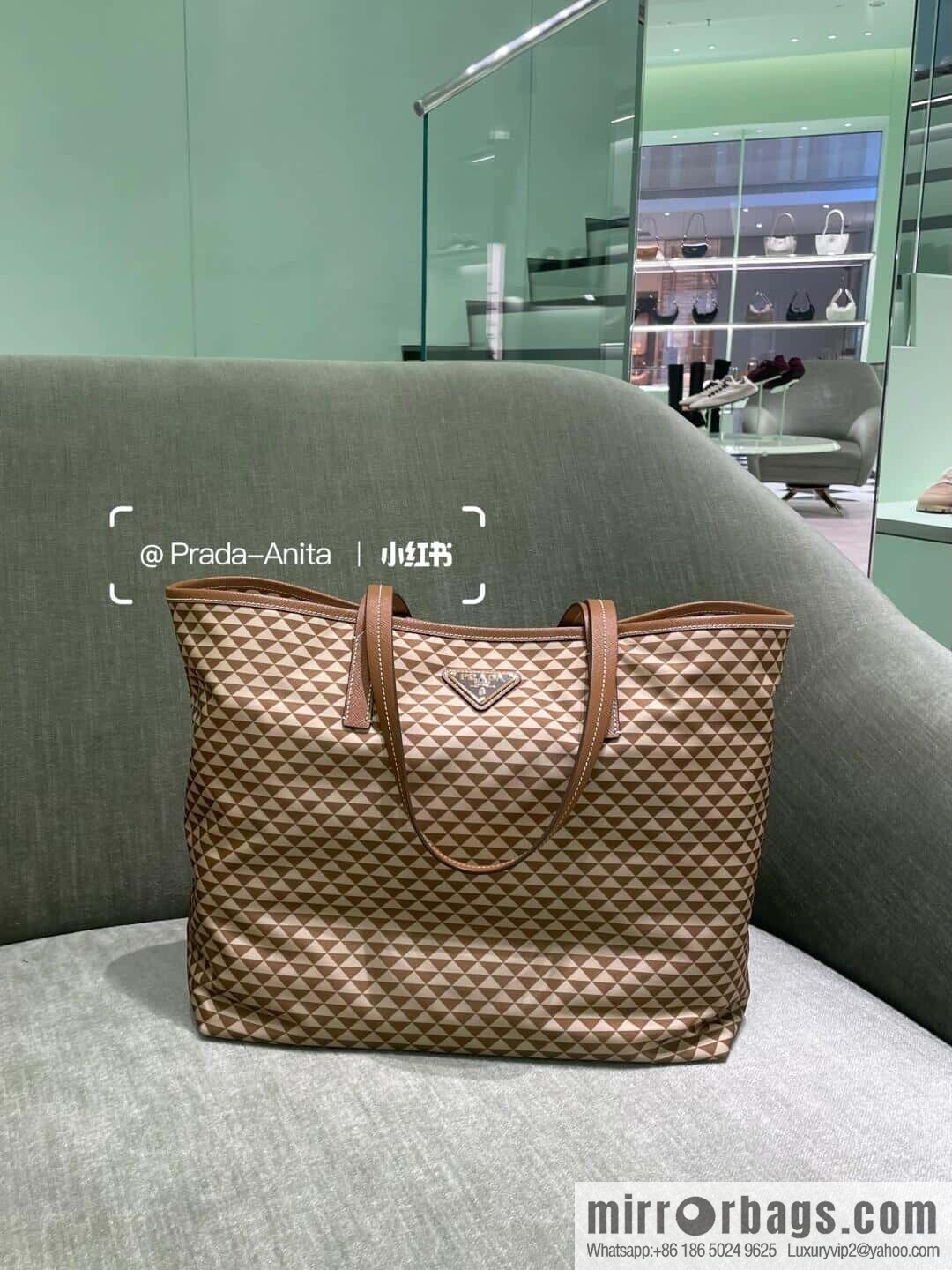 PRADA 🎉 new tote bag 🎉 1BD552 new 🎉🎉 apricot