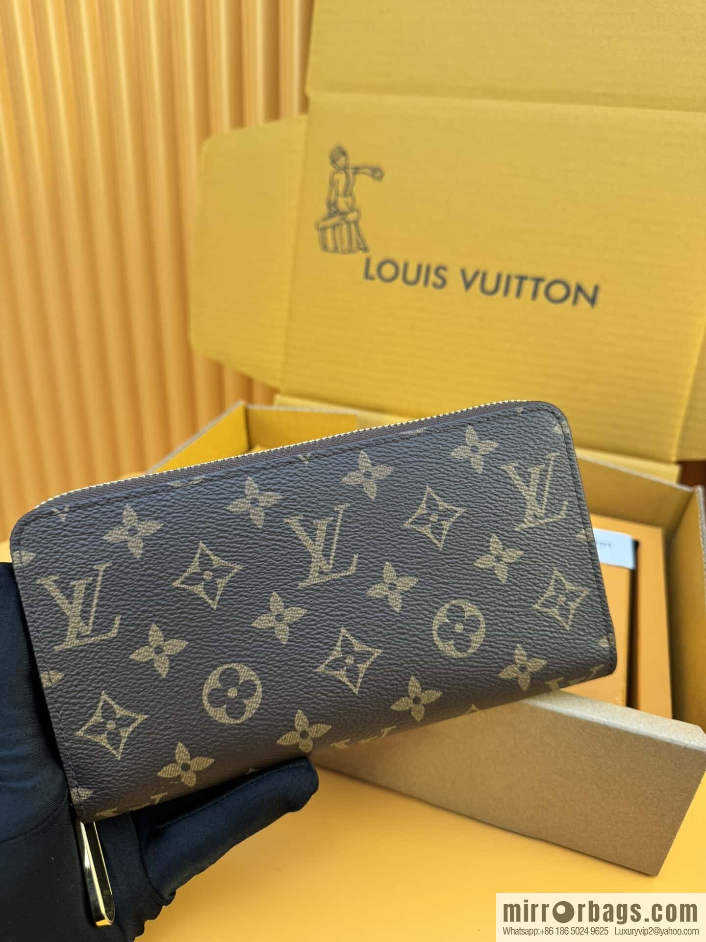 LV Zippy Zipper Wallet M42616 [Official Full Chip Version]