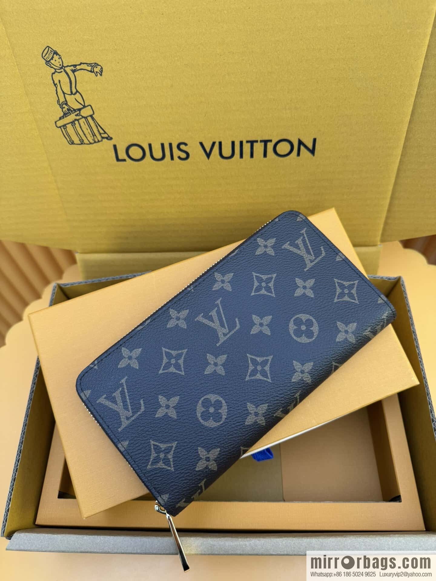 LV Zippy Zipper Wallet M42616 [Official Full Chip Version]