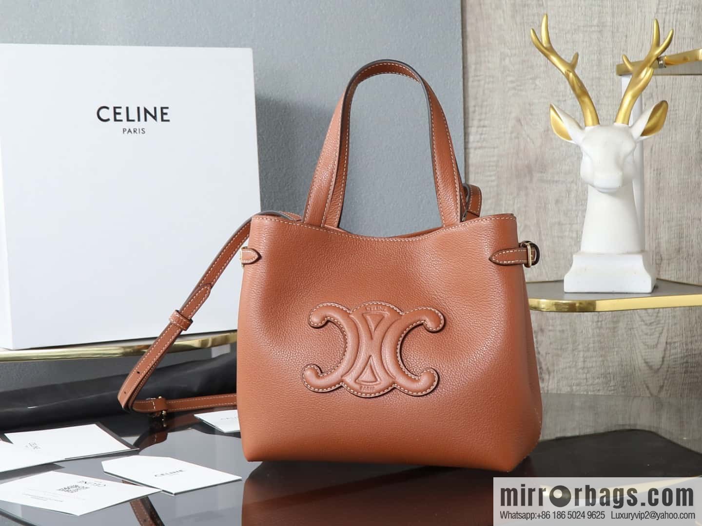 [Premium quality, all-steel hardware] New product launched cabas anais granular cow leather handbag, small model number: 118613
