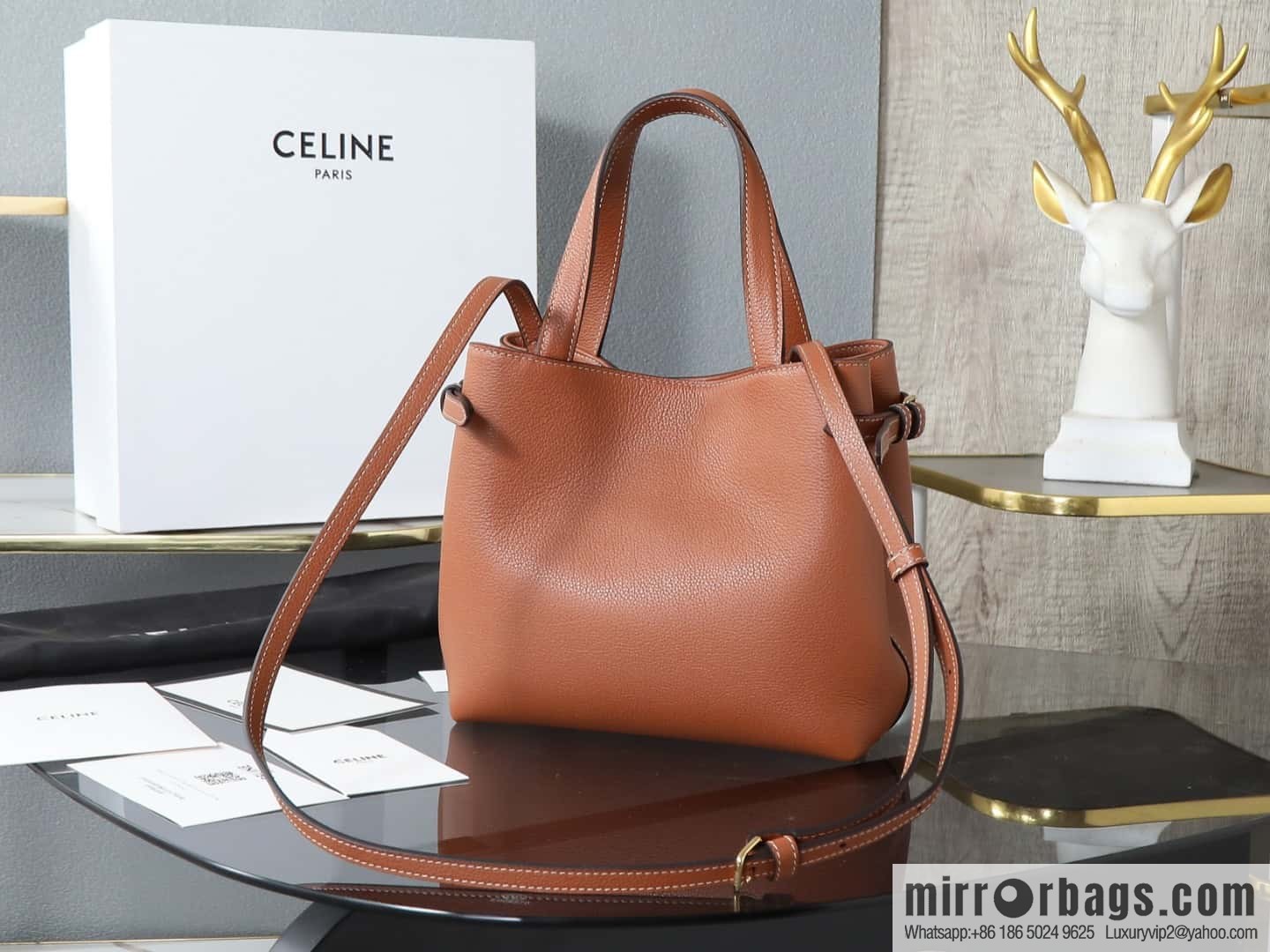 [Premium quality, all-steel hardware] New product launched cabas anais granular cow leather handbag, small model number: 118613
