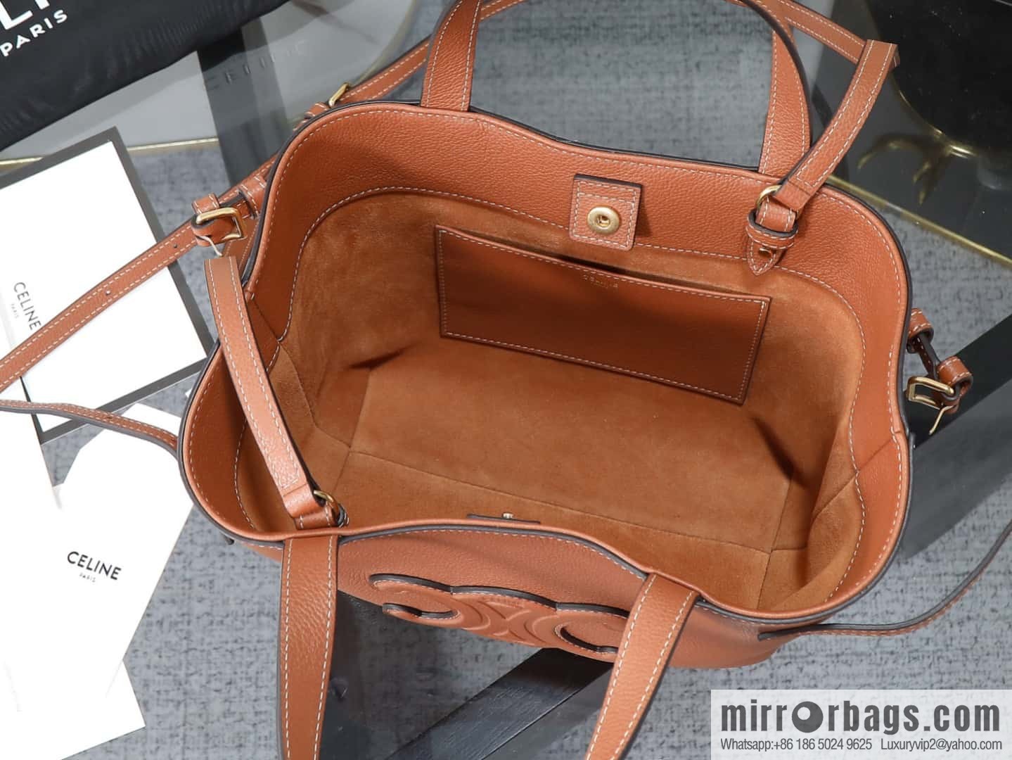 [Premium quality, all-steel hardware] New product launched cabas anais granular cow leather handbag, small model number: 118613