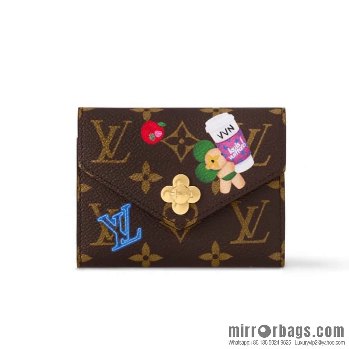 [Boutique‑grade] M12961 presbyopia yellow silk screen, Christmas series Victorine wallet M41938 12961