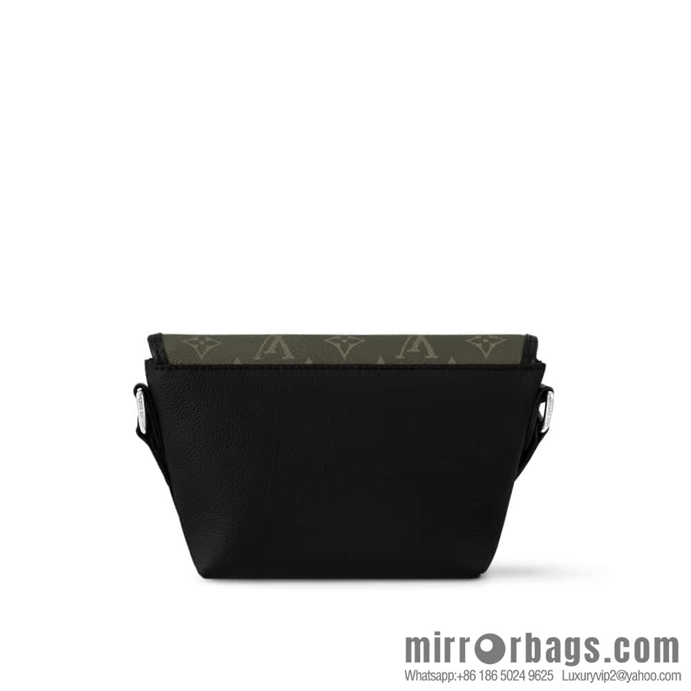 [Boutique‑grade] M12618 green flower, men's bag messenger bag series Pulse mini handbag