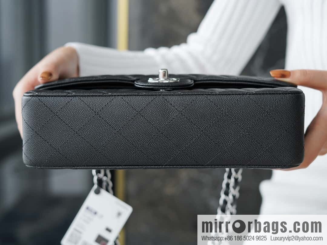 โ๐ฝ ๐๐น๐ฎ๐๐๐ถ๐ฐ ๐๐น๐ฎ๐ฝ | Original Caviar ๐ Medium, Black Silver ๐ค A01112