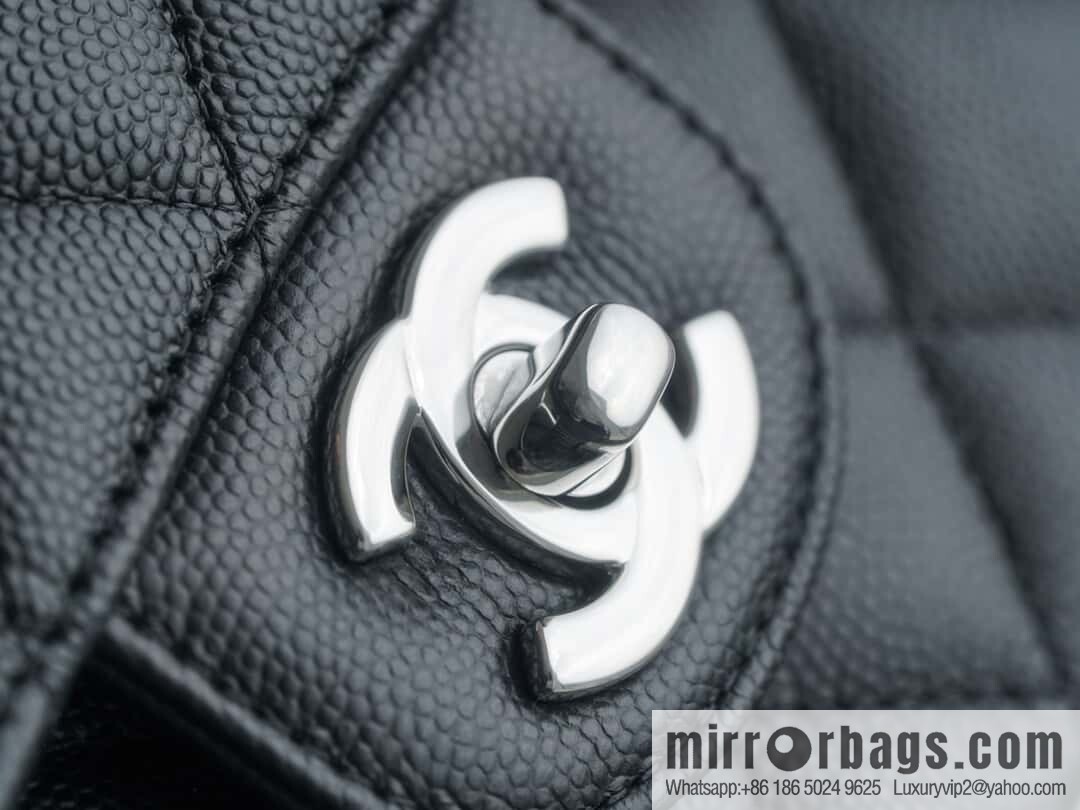 โ๐ฝ ๐๐น๐ฎ๐๐๐ถ๐ฐ ๐๐น๐ฎ๐ฝ | Original Caviar ๐ Medium, Black Silver ๐ค A01112