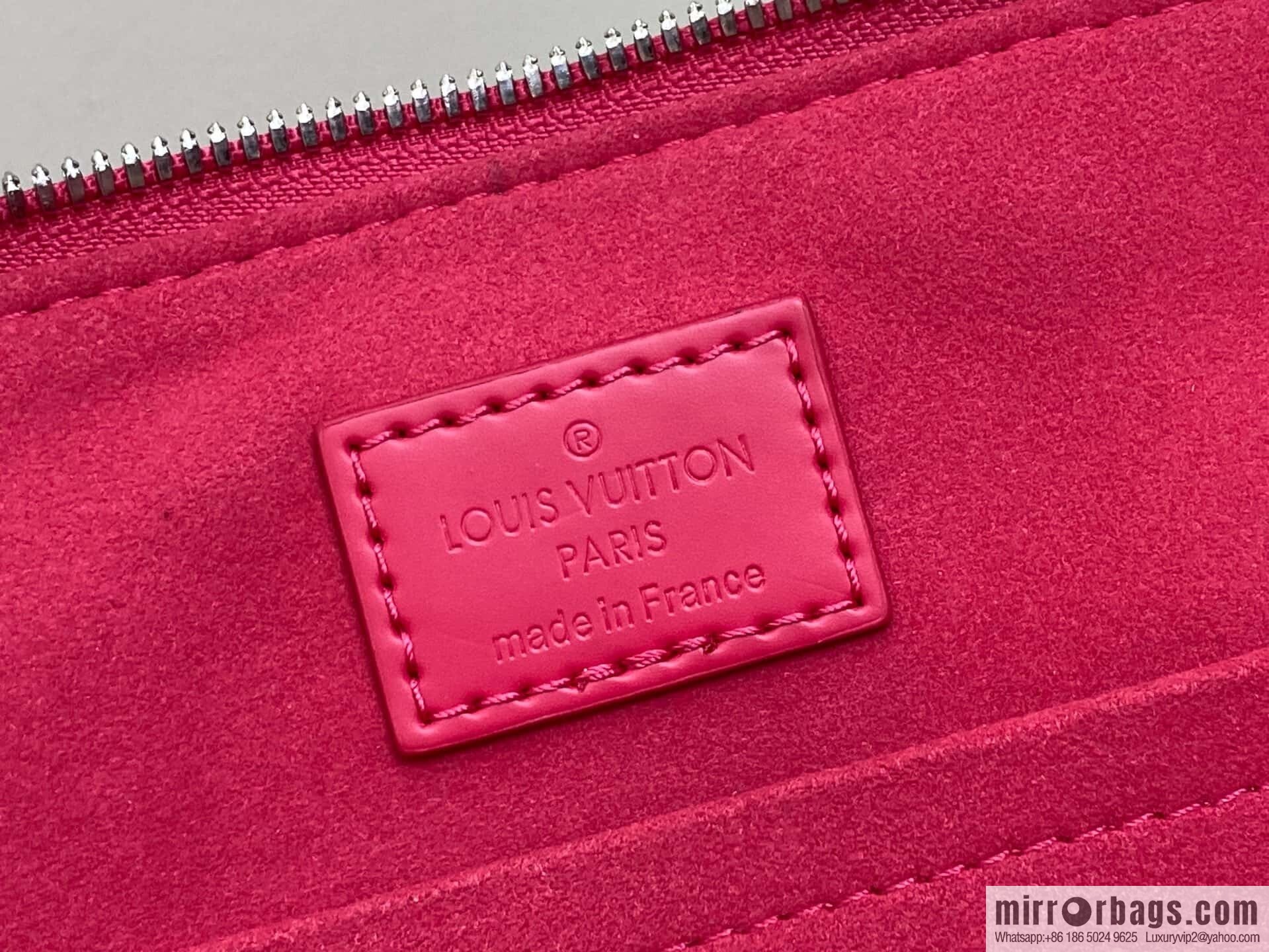 [Boutique‑grade] M11382 rose red, water ripple shell bag Sac Alma BB handbag