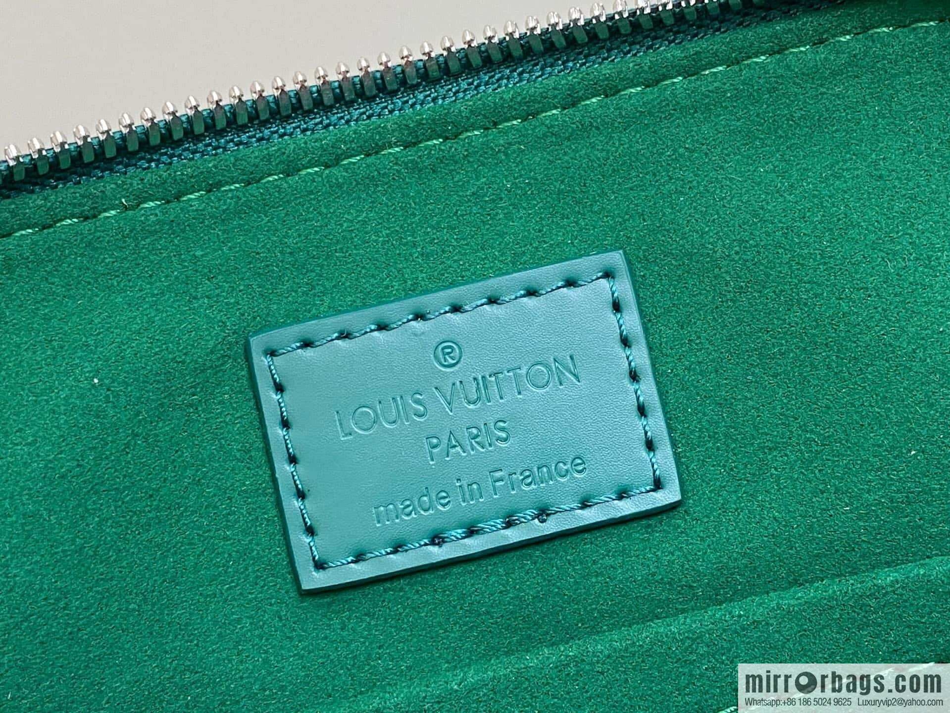 [Boutique‑grade] M12373 green, water ripple shell bag Sac Alma BB handbag