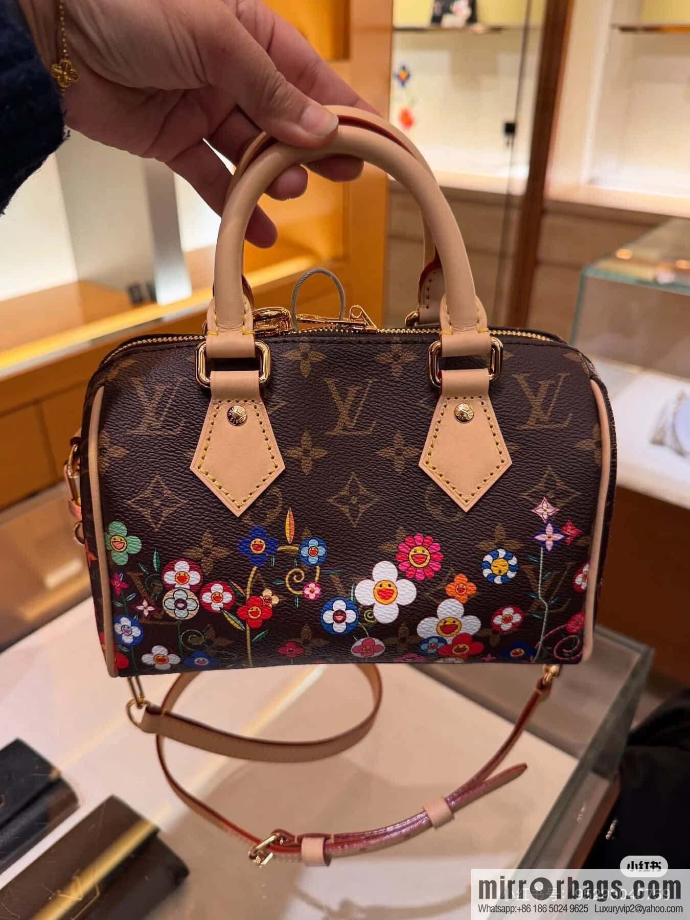 [Boutique‑grade] M14175 presbyopia silk screen, pillow bag speedy new LV x TM SPEEDY BANDOULIZRE 20 handbag