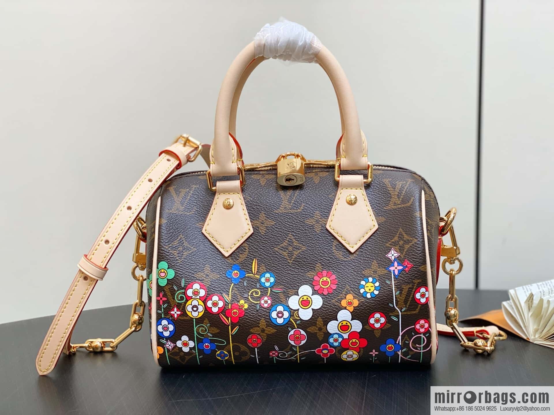 [Boutique‑grade] M14175 presbyopia silk screen, pillow bag speedy new LV x TM SPEEDY BANDOULIZRE 20 handbag