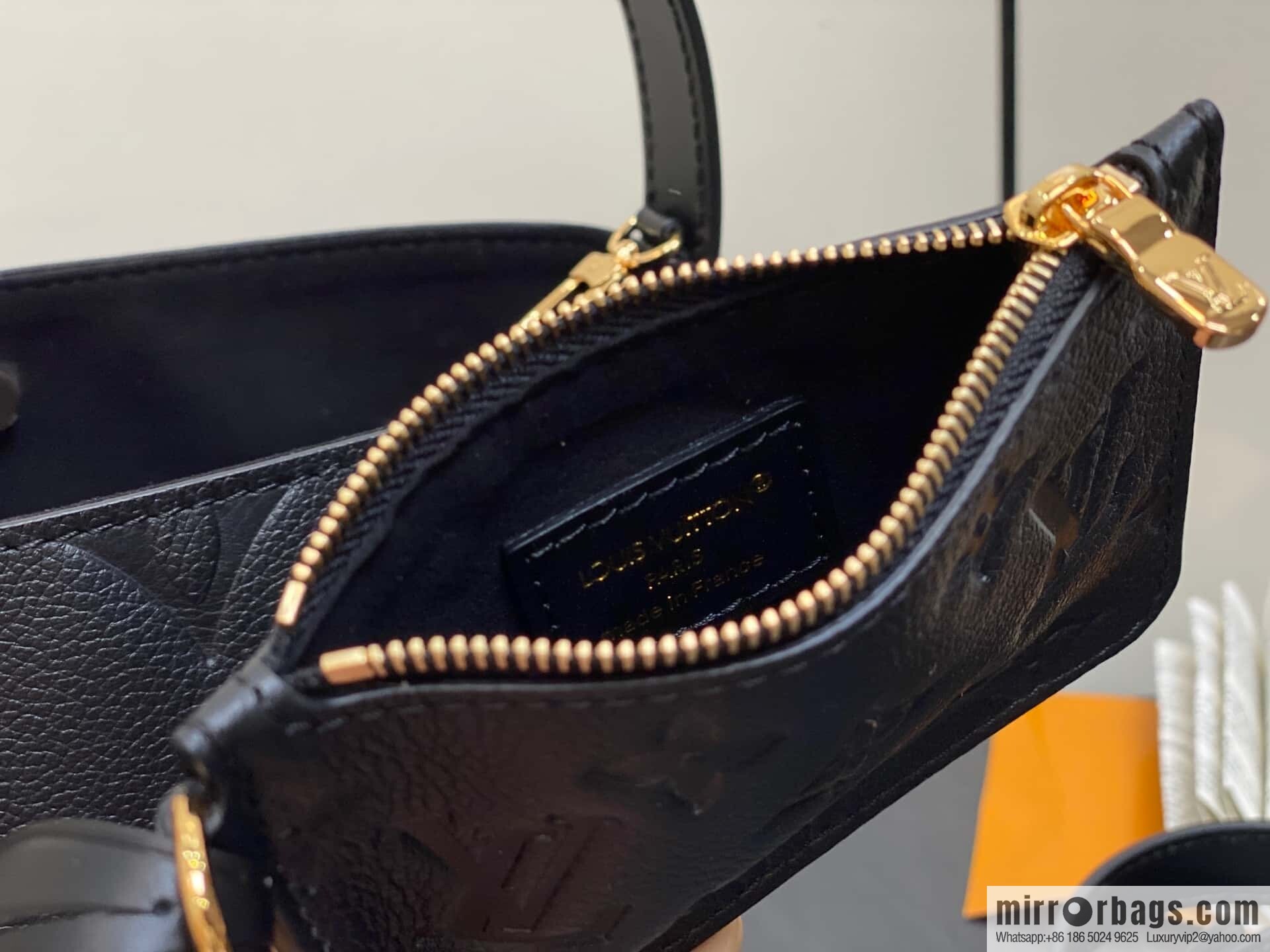 [Boutique‑grade] M13480 black, full leather bucket bag ALL IN BB bucket handbag