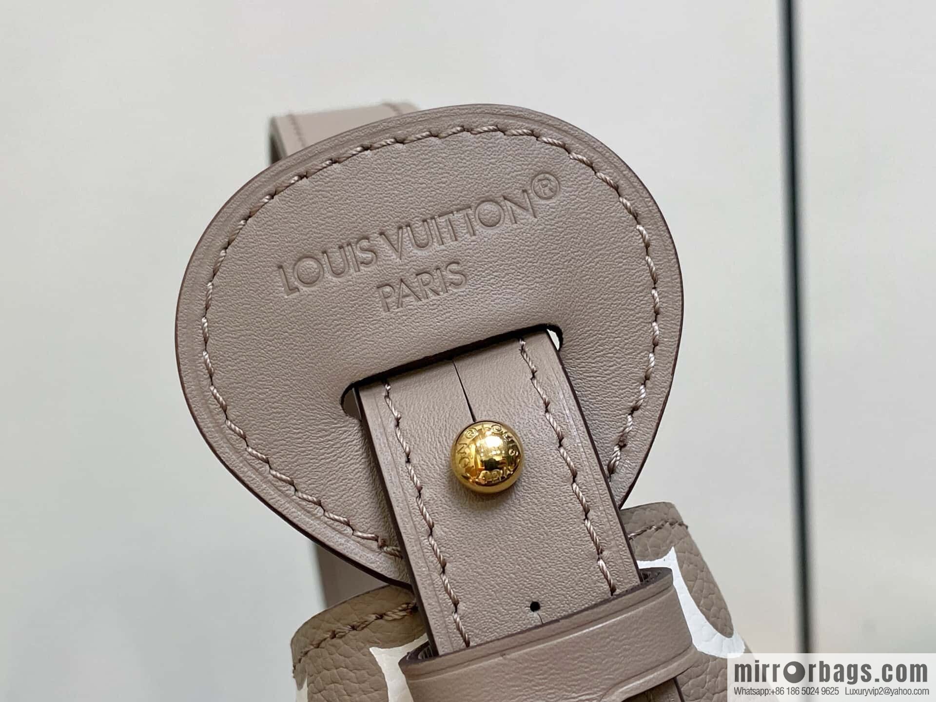 [Boutique‑grade] M13045 apricot silk screen printing, full leather bucket bag ALL IN BB bucket handbag