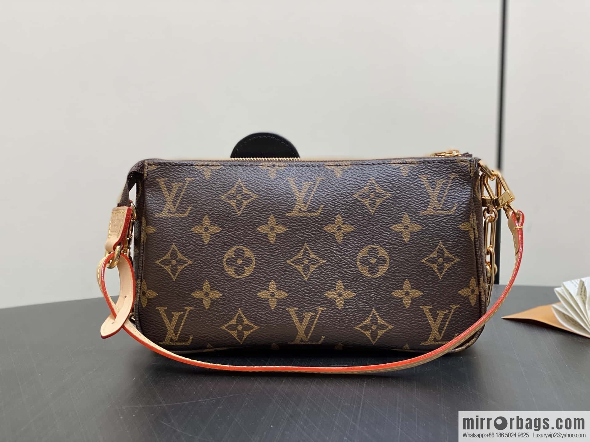 [Boutique‑grade] M13440 presbyopia, panda mahjong bag POCHETTE ACCESSOIRES mahjong bag handbag